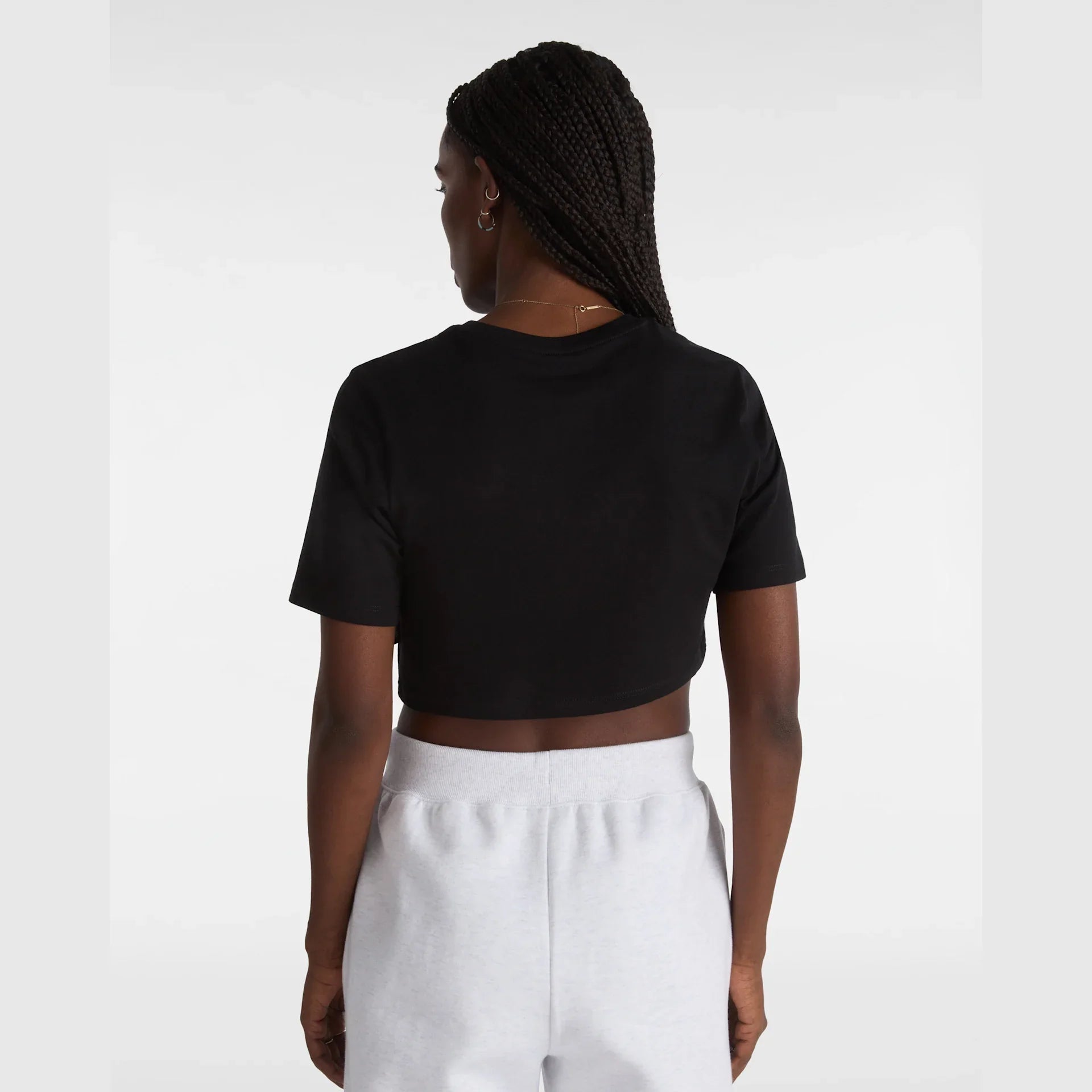 VANS Flying V Crew Crop II Black Póló kép 4