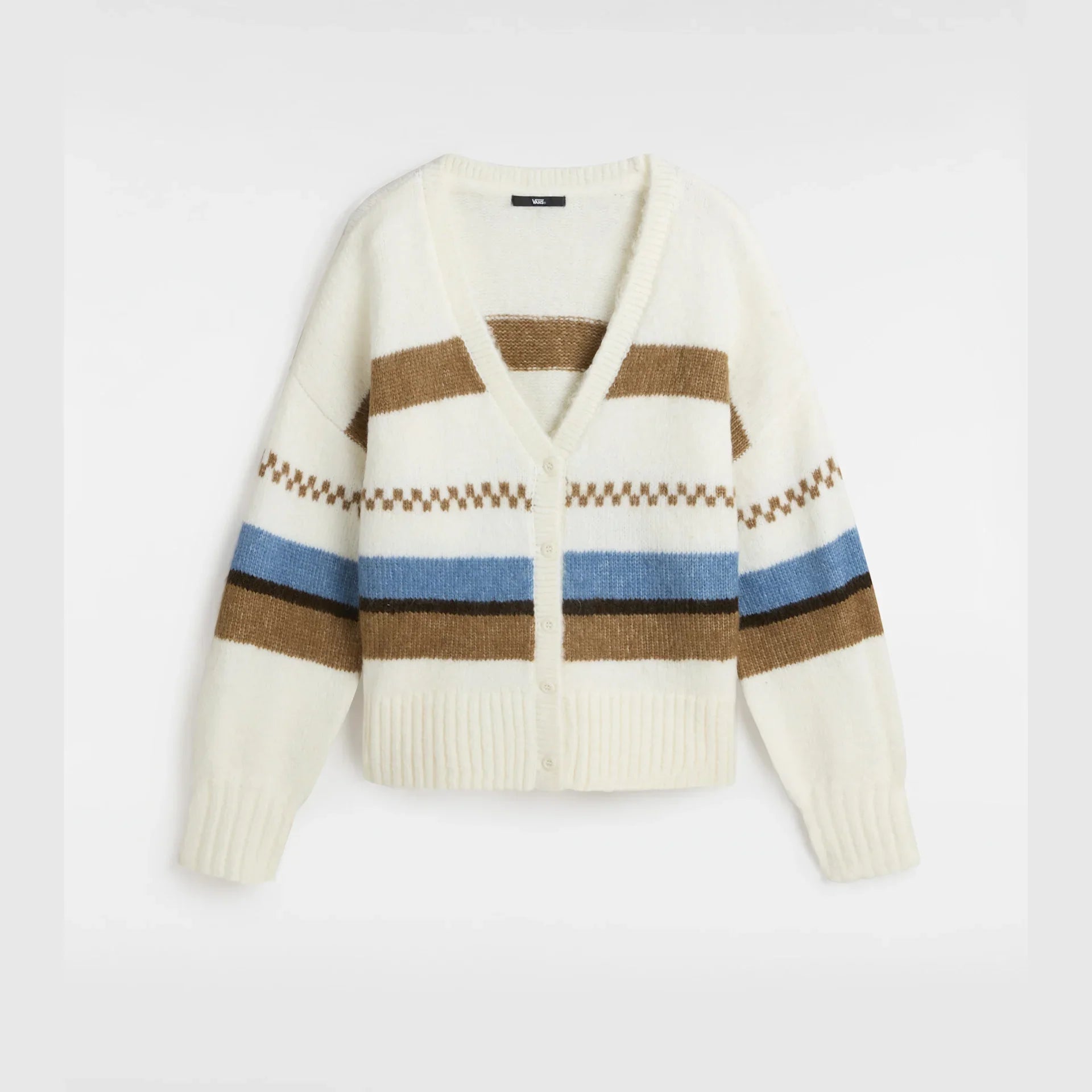 VANS Valerie Stripe Cardigan marshmallow kép 1