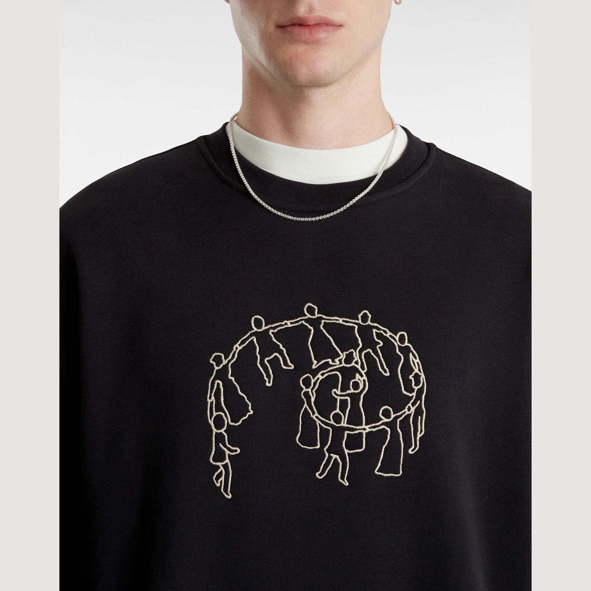 VANS Skate Hold Hands PO Crew Black kép 7