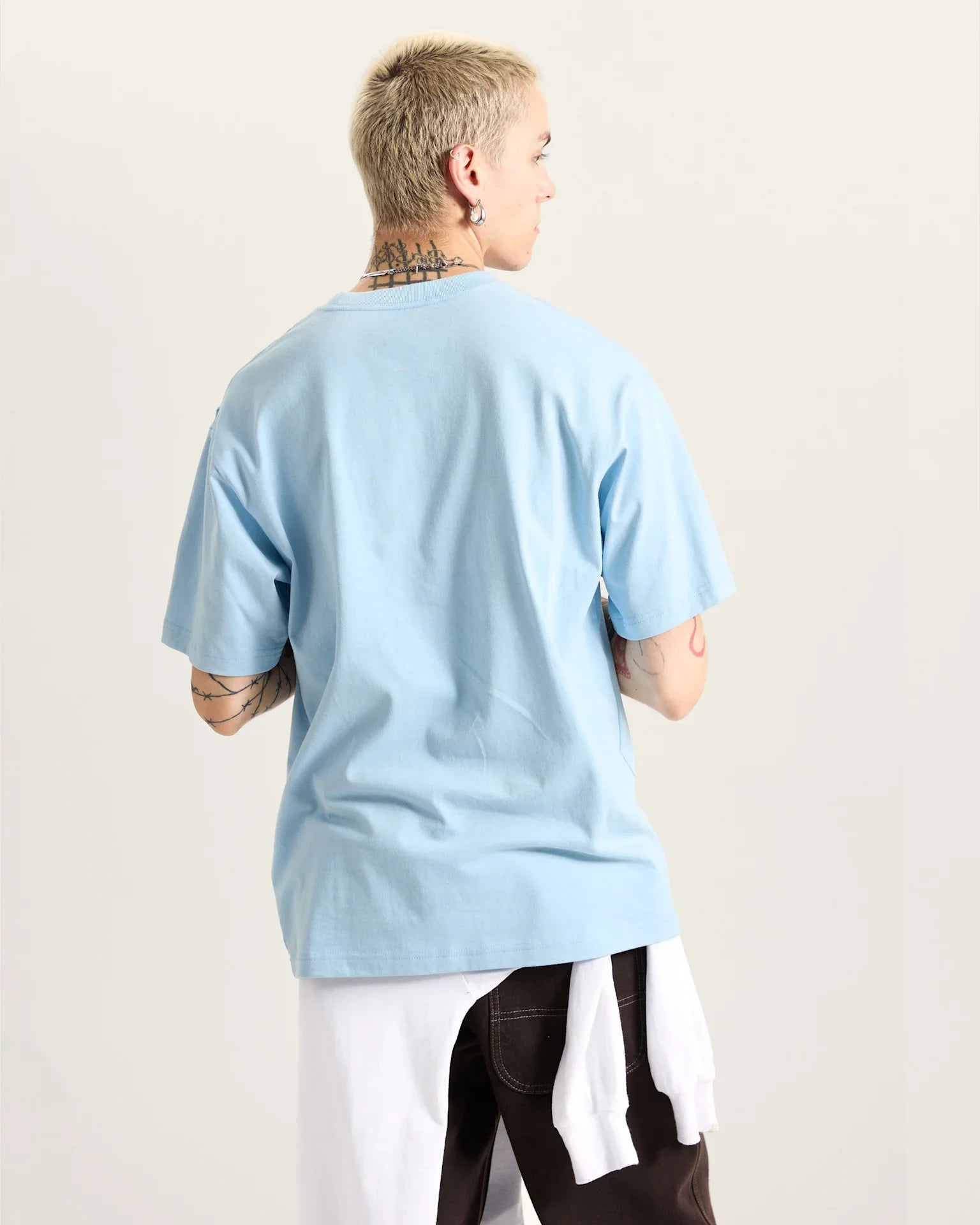 VANS LEFT CHEST II LOOSE SS Cloud Blue Póló kép 4