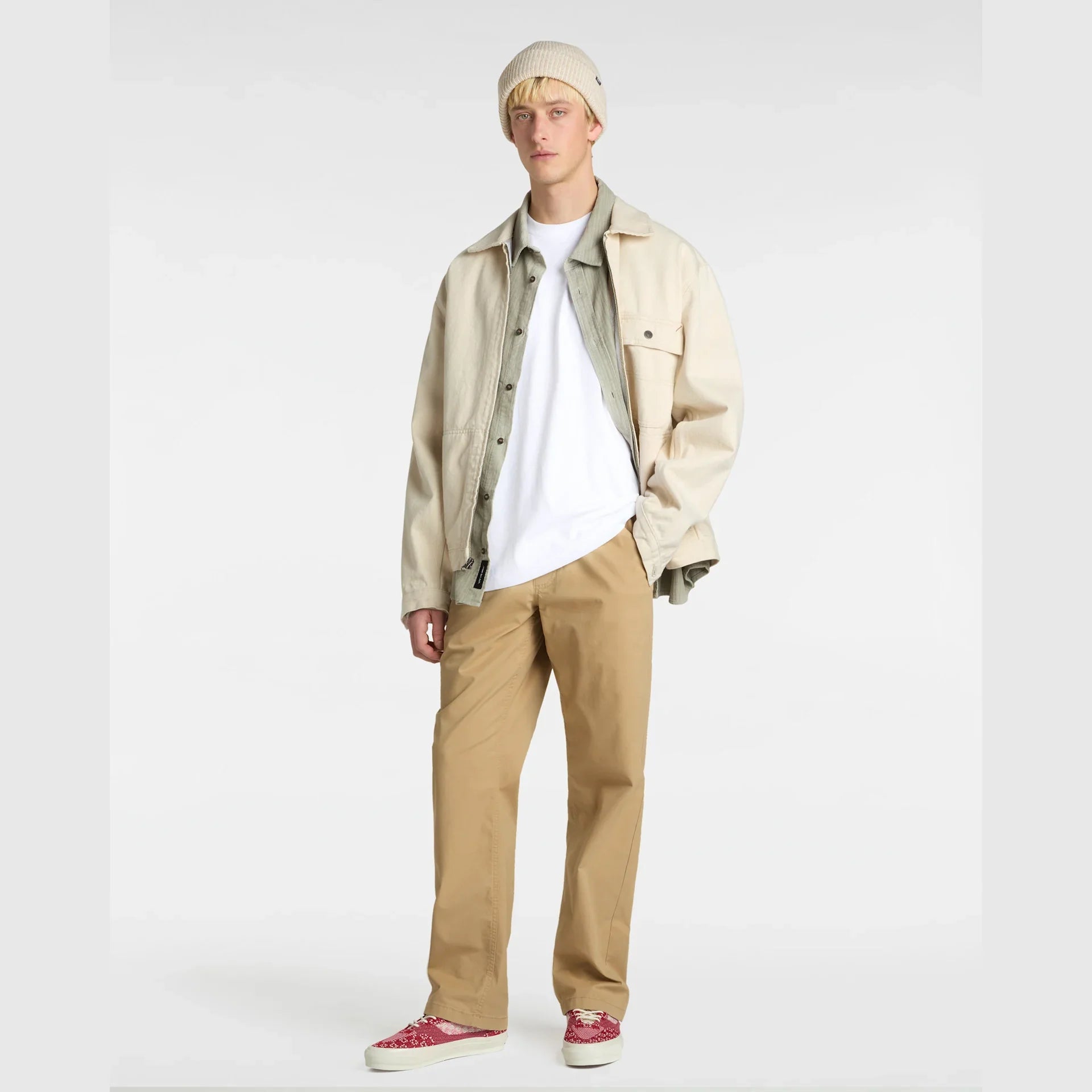 VANS SALTON LOOSE SS White Póló kép 5