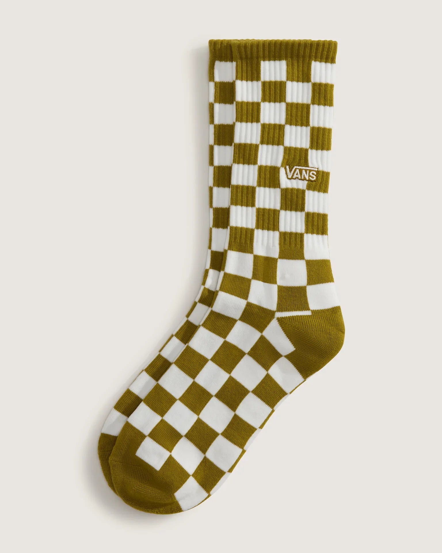 VANS Checkerboard Crew Burnt Gold Zokni kép 1