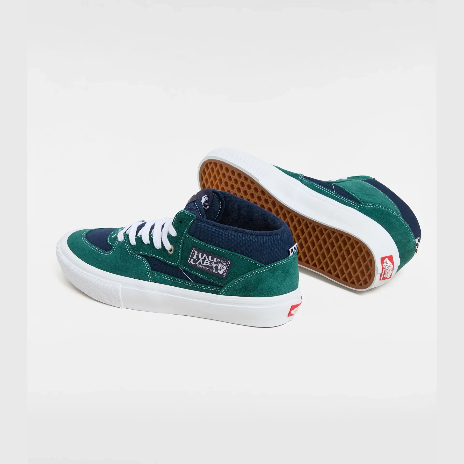 VANS Skate Half Cab TARTAN BLUE/GREEN Cipő kép 3