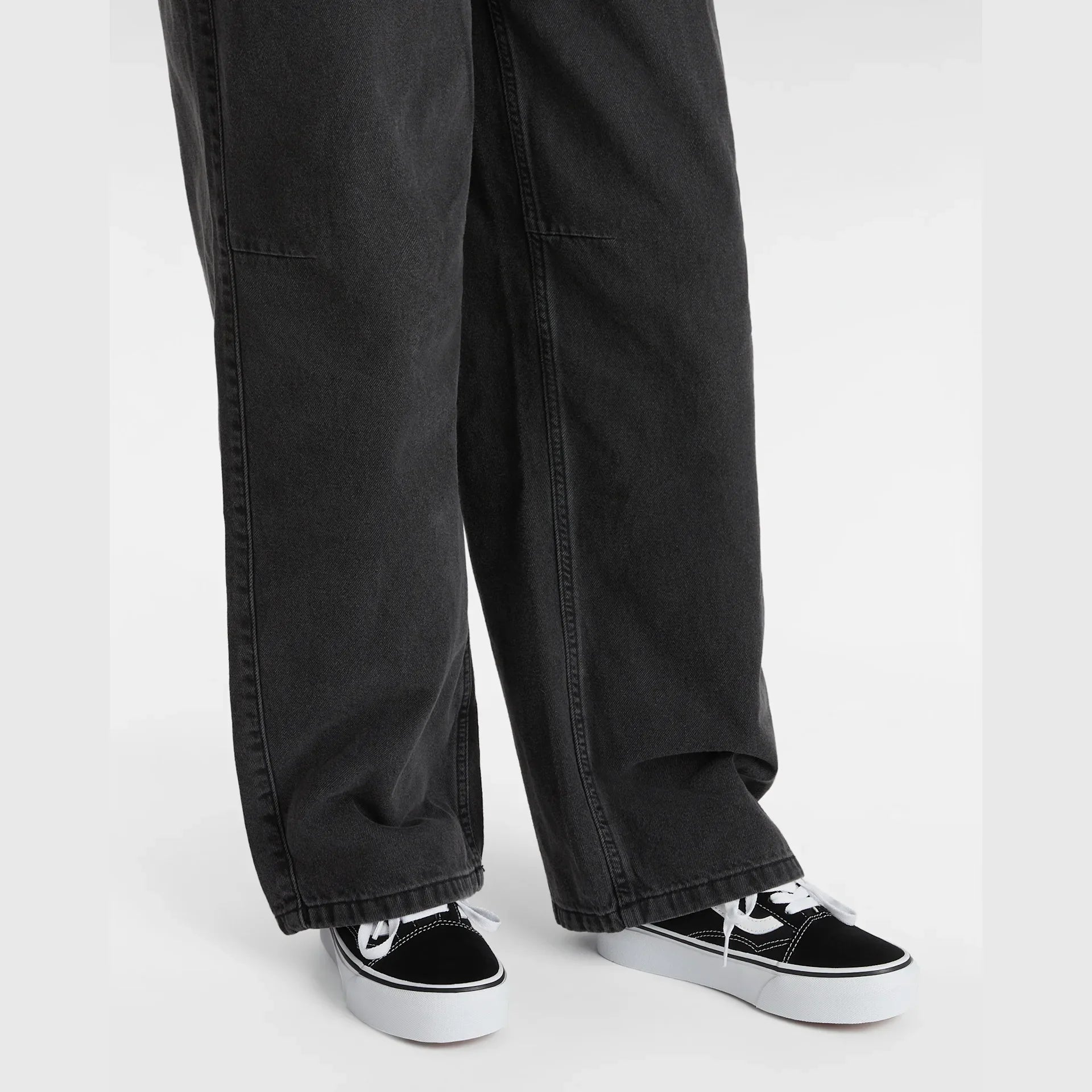 VANS UA Old Skool Platform Black/White kép 4