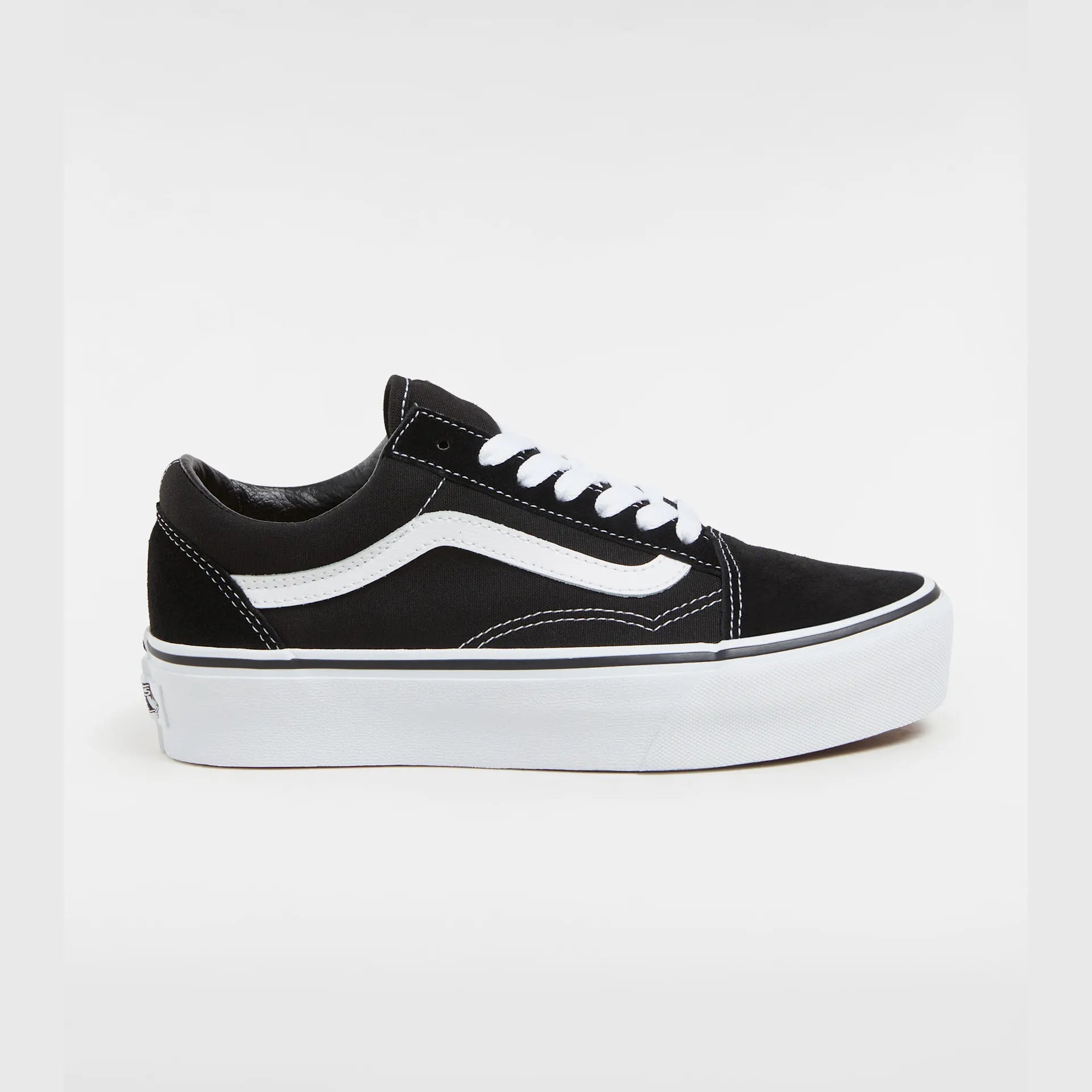 VANS UA Old Skool Platform Black/White kép 1
