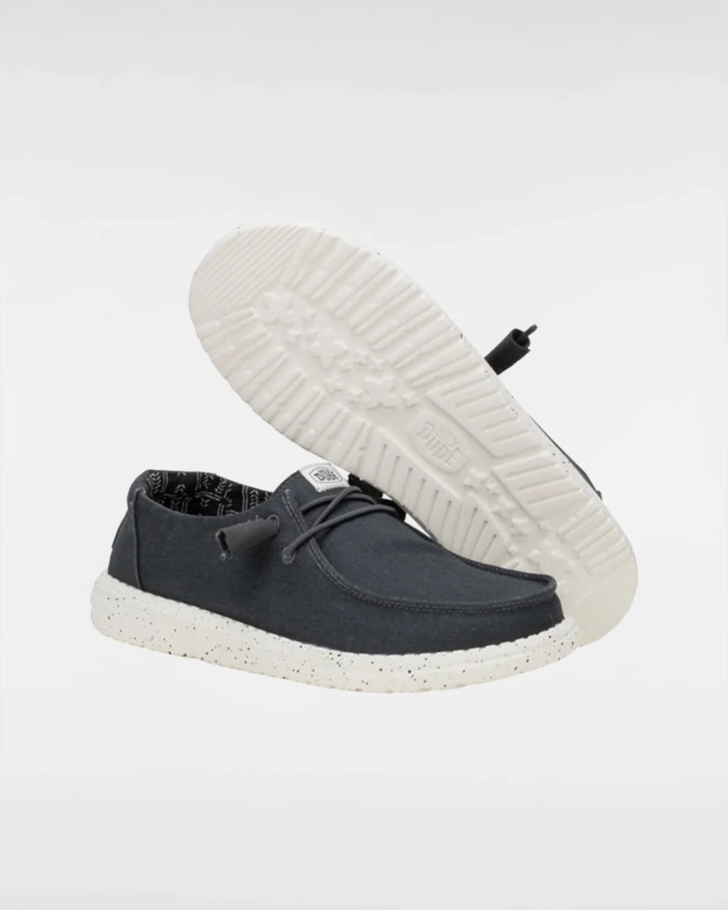 HEYDUDE Wendy Stretch Canvas Black Cipő kép 5