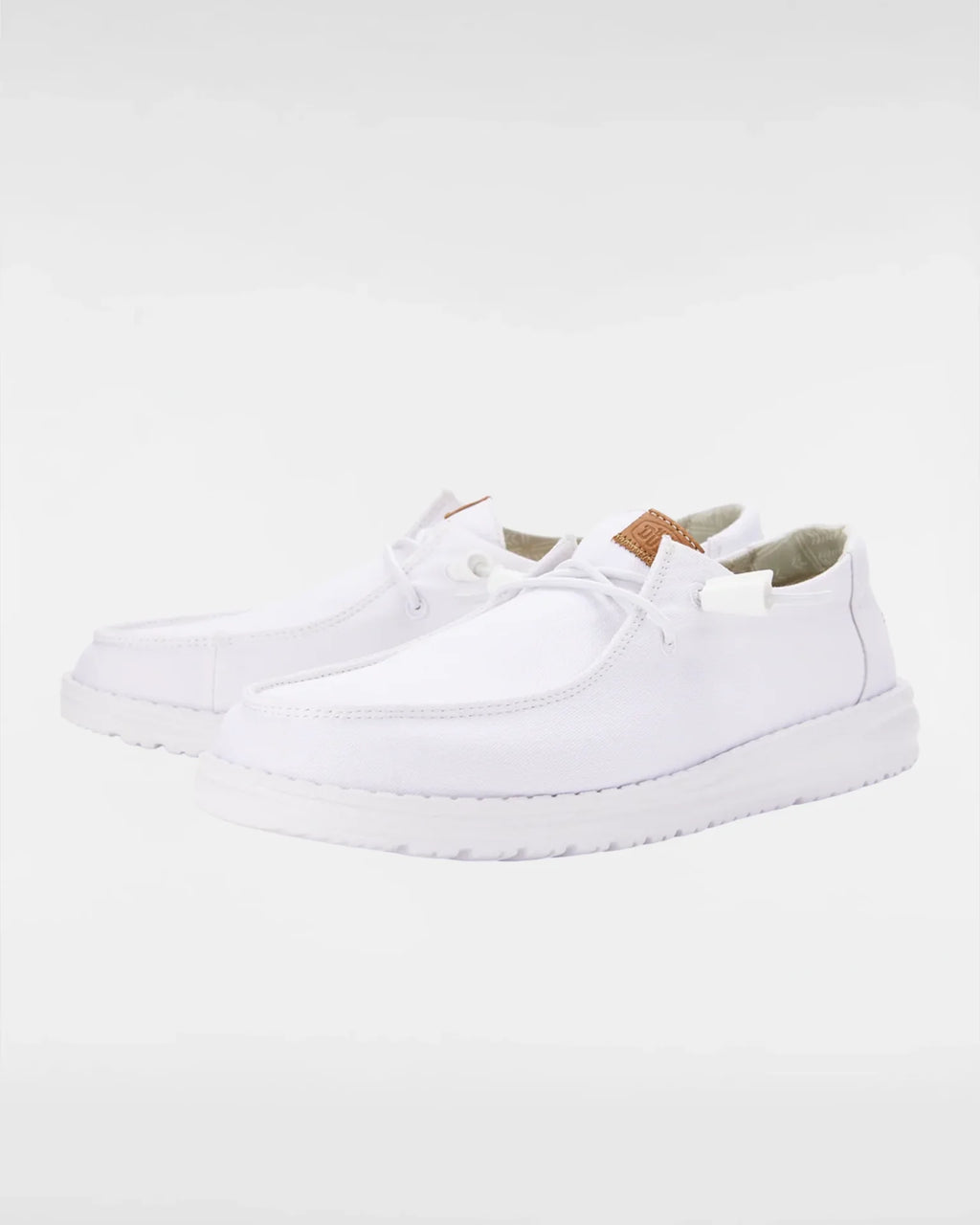HEYDUDE Wendy Stretch Canvas White Cipő kép 2