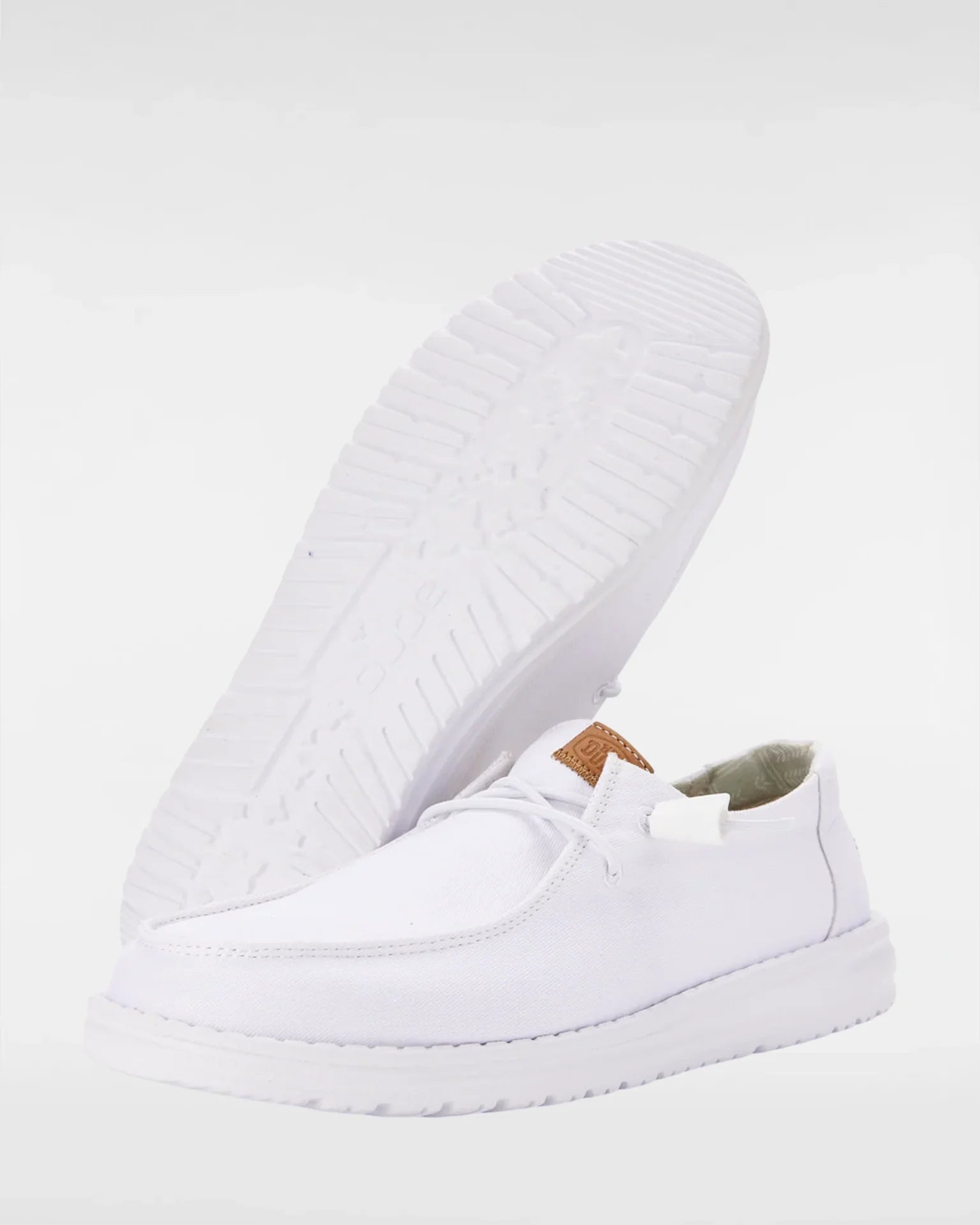 HEYDUDE Wendy Stretch Canvas White Cipő kép 5