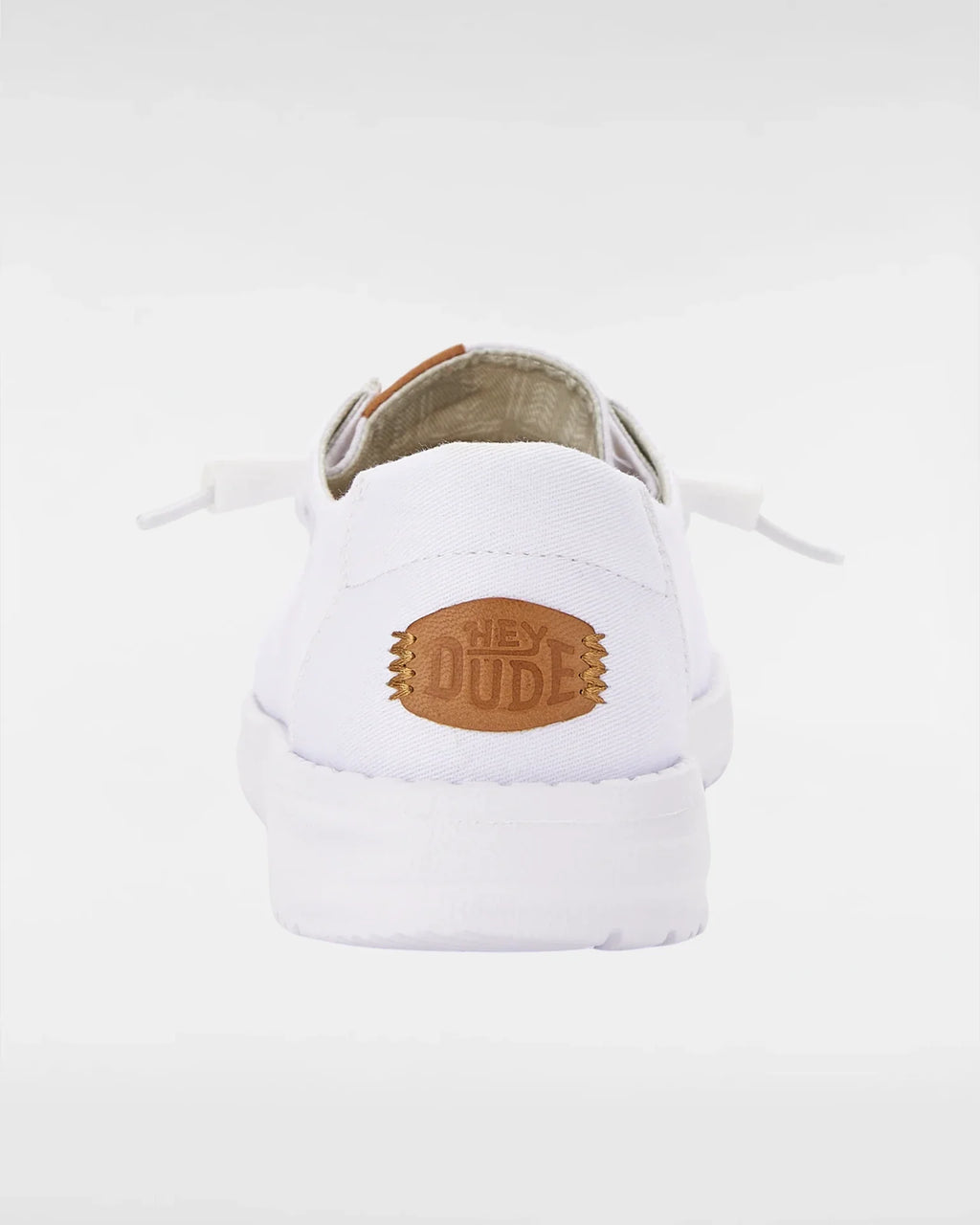 HEYDUDE Wendy Stretch Canvas White Cipő kép 4