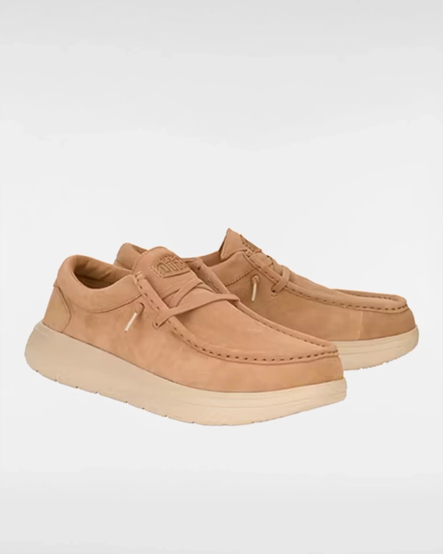 HEYDUDE Wally COMF Suede Tobacco Brown/Irish Cream Cipő kép 3