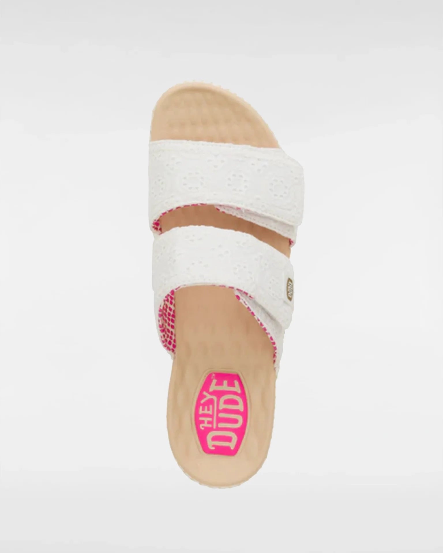 HEYDUDE Delray Slide Eyelet White kép 2