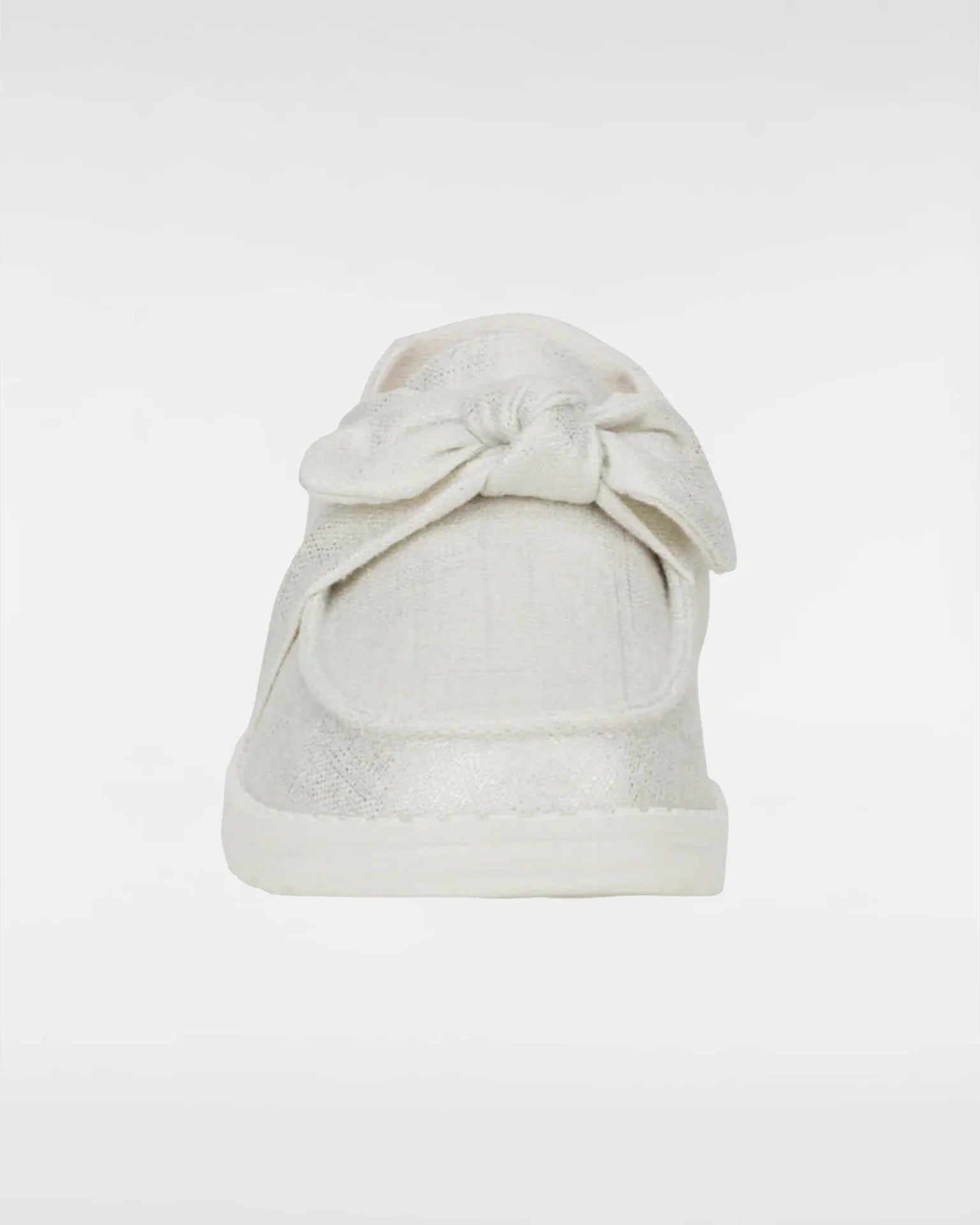 HEYDUDE Wendy Bow Shimmer Metallic Silver kép 2