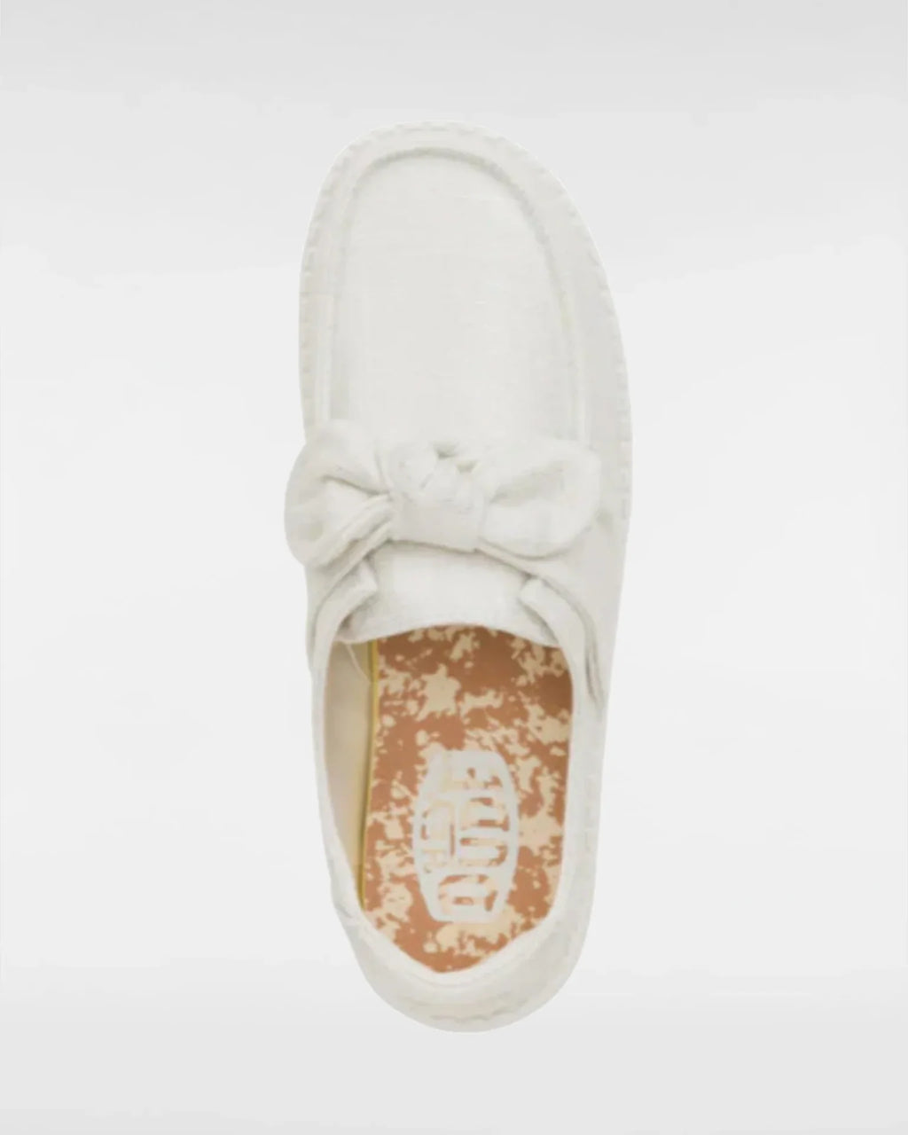 HEYDUDE Wendy Bow Shimmer Metallic Silver kép 3