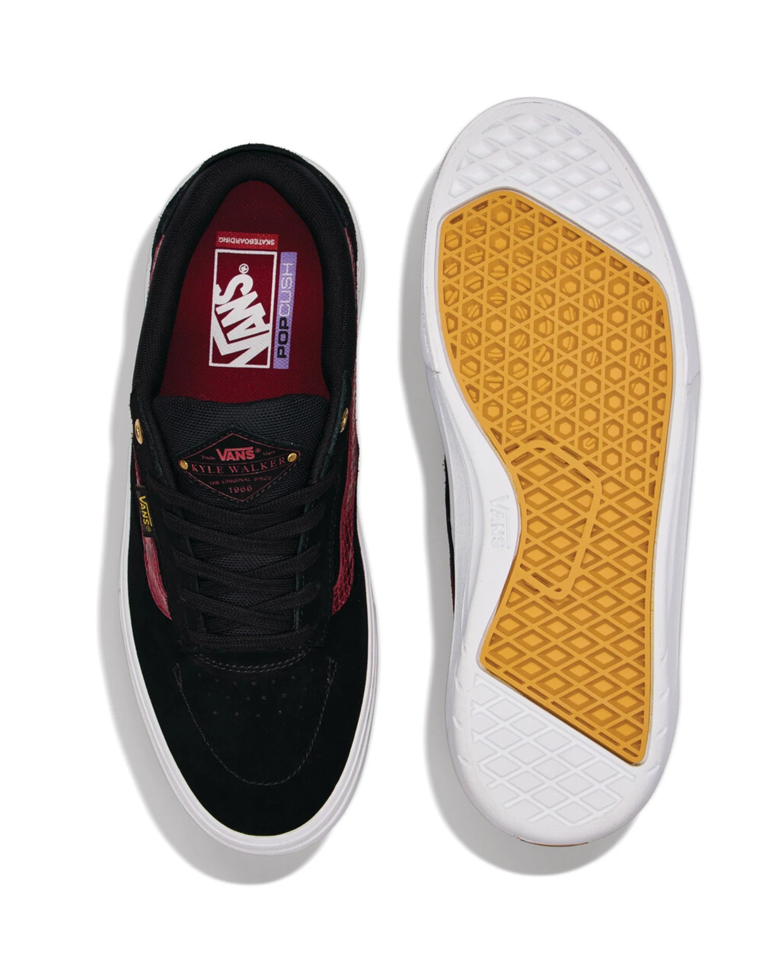 VANS Skate Kyle Walker Wafflecup (Python) black Cipő VN000DA4C0T1 - 2