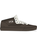 Vans LX Half Cab 33 GORE-TEX Stockholm Coal Brown Cipő VN000DADEMP1 - 1