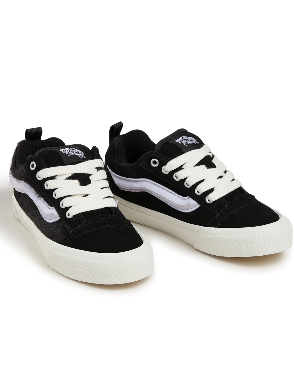 VANS Knu Skool PONY HAIR BLACK/LILAC ROSE Cipő VN000DAJKL41 - 2