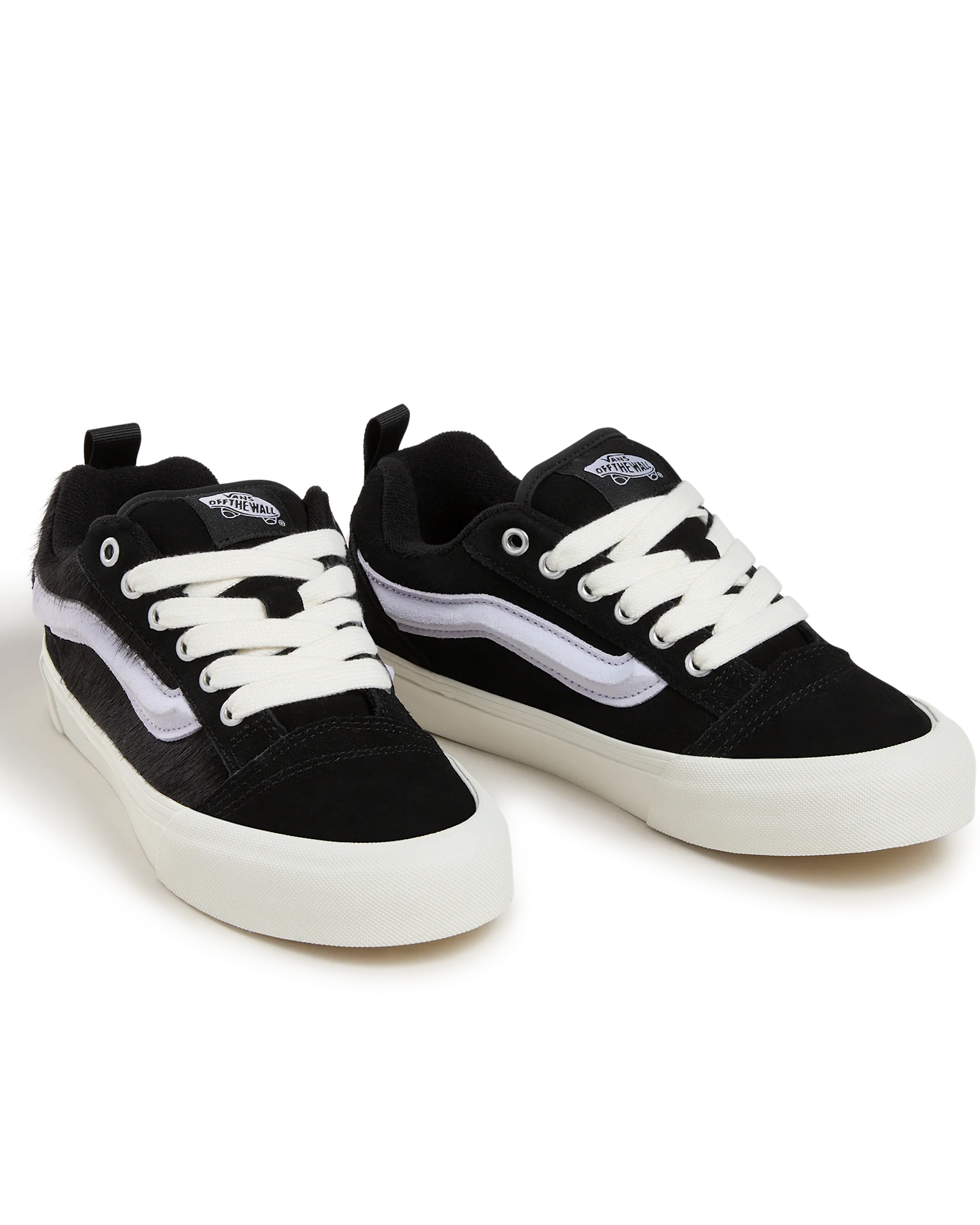 VANS Knu Skool PONY HAIR BLACK/LILAC ROSE Cipő VN000DAJKL41 - 2