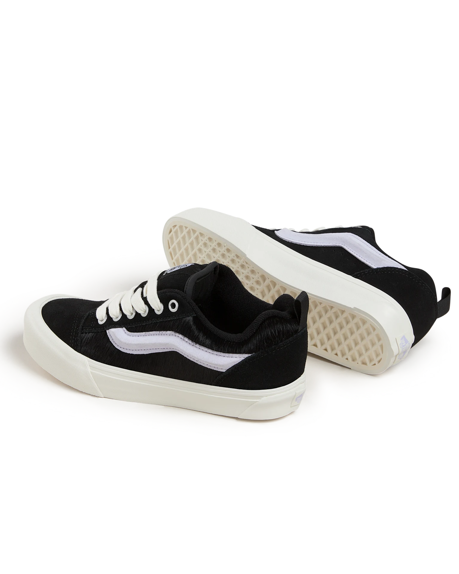 VANS Knu Skool PONY HAIR BLACK/LILAC ROSE Cipő VN000DAJKL41 - 3