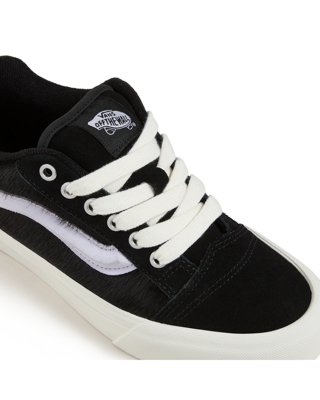 VANS Knu Skool PONY HAIR BLACK/LILAC ROSE Cipő VN000DAJKL41 - 4