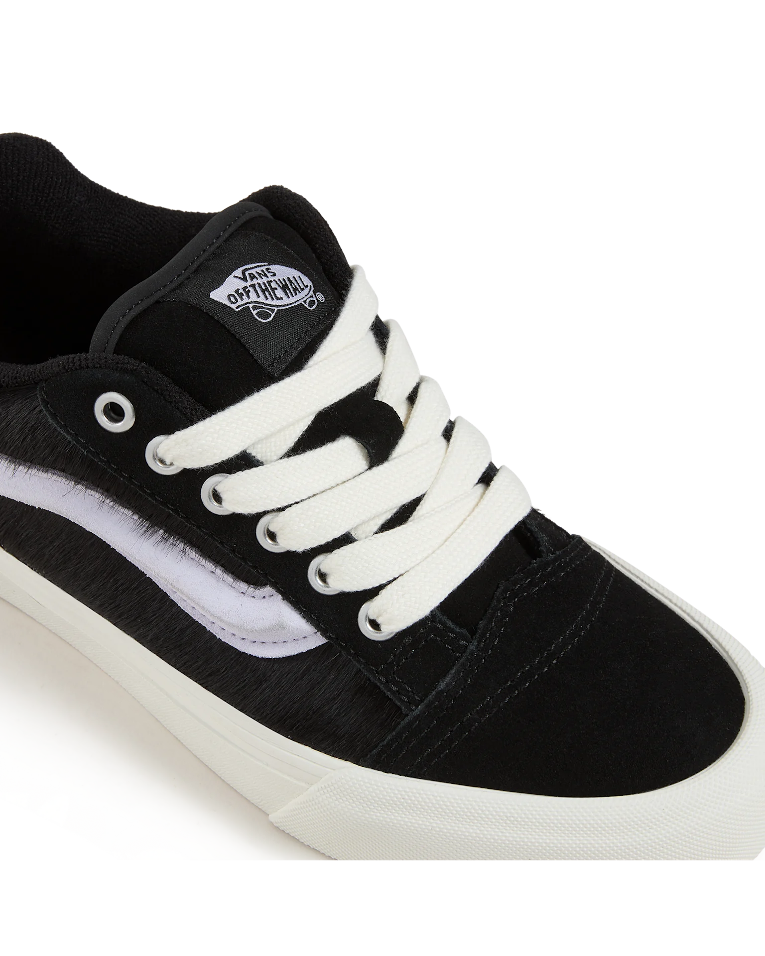 VANS Knu Skool PONY HAIR BLACK/LILAC ROSE Cipő VN000DAJKL41 - 4