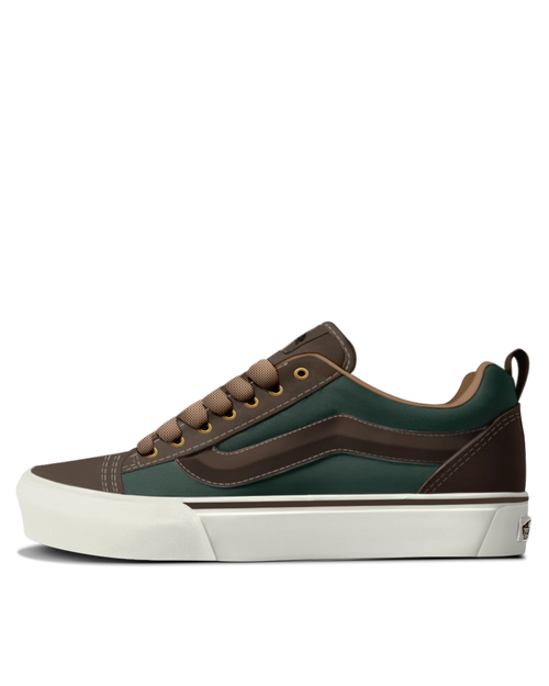 VANS Knu Skool SUEDE Brown/Green Cipő VN000EE6BGS1 - 1