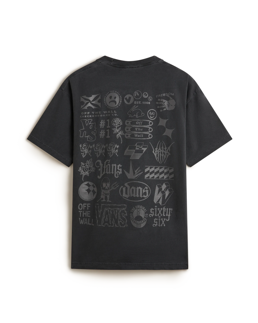 VANS Mixed Lot SS Black Póló VN000PCWBLK1 - 2