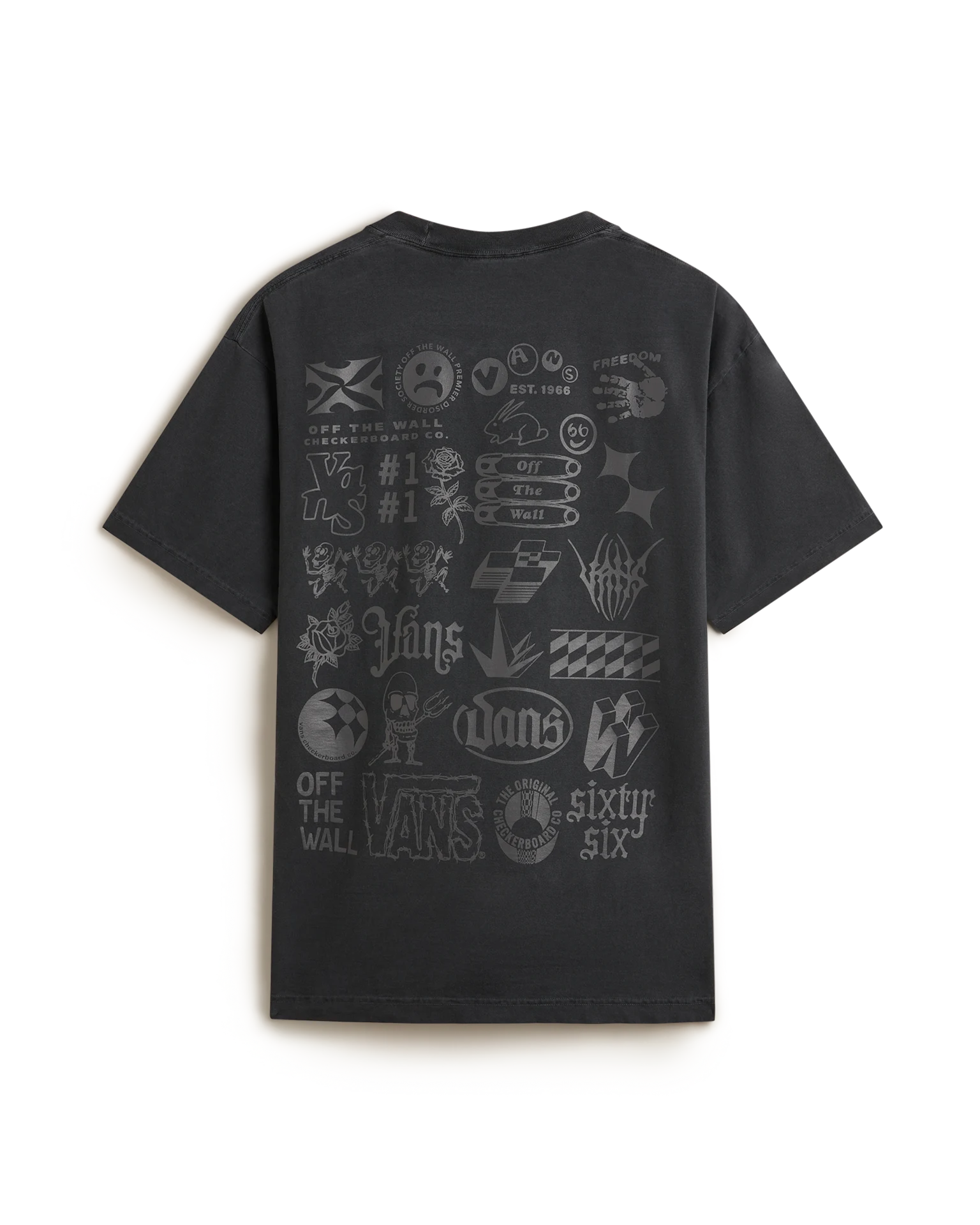 VANS Mixed Lot SS Black Póló VN000PCWBLK1 - 2