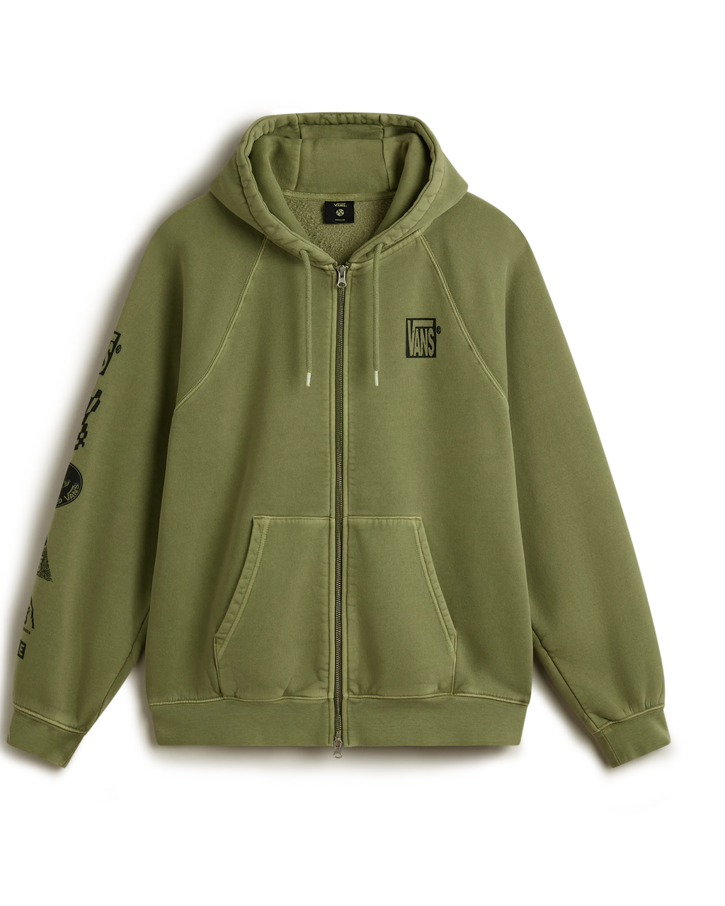 VANS MTE TeamTeam Full Zip LODEN GREEN Pulóver VN000PJMZBF1 - 1