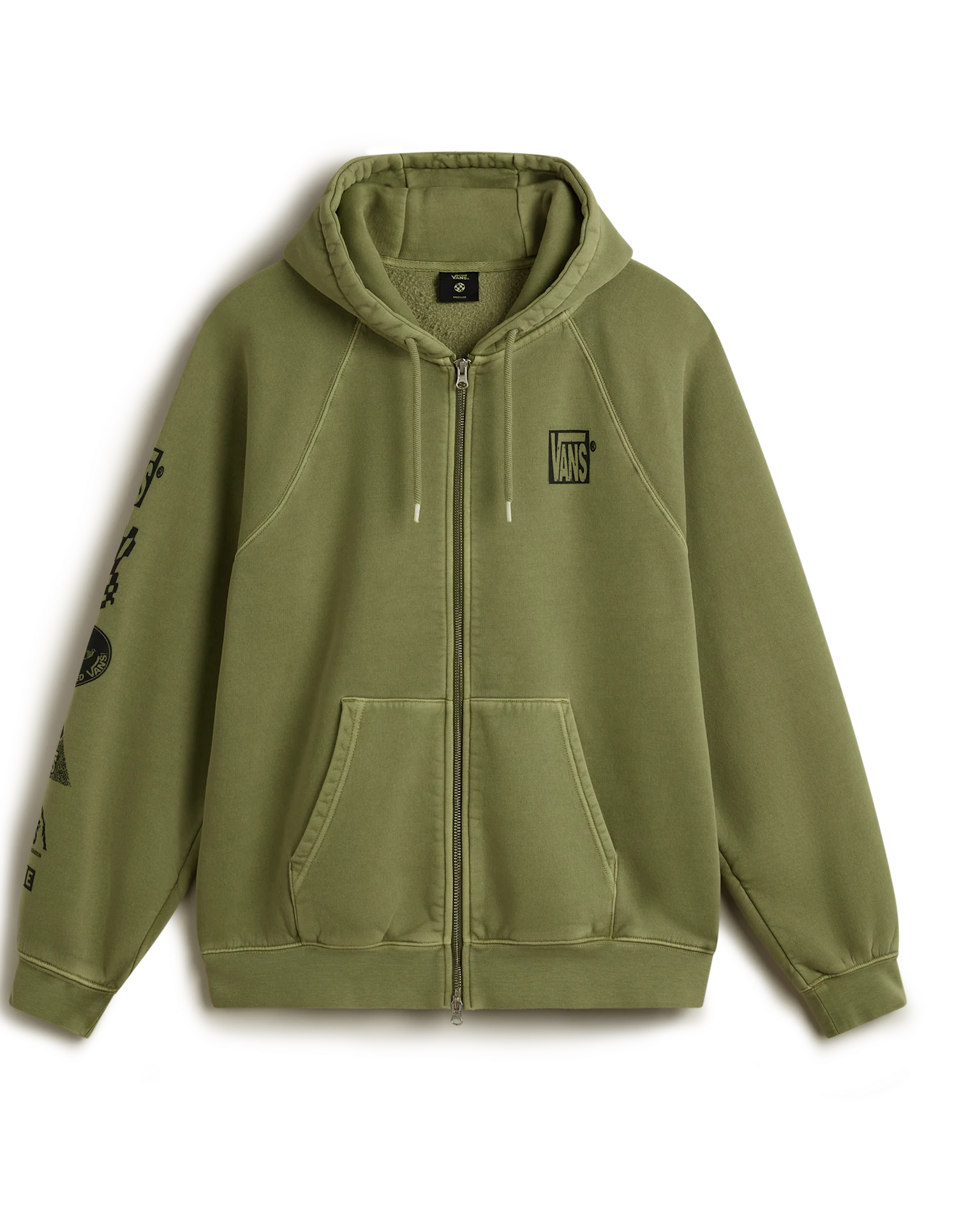 VANS MTE TeamTeam Full Zip LODEN GREEN Pulóver VN000PJMZBF1 - 1