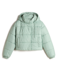 VANS MTE Hillgate Cropped Puffer Gray Olive Kabát VN000PK1EMW1 - 1