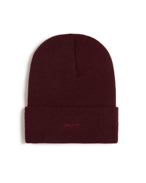 Classic Script Tall Cuff Beanie