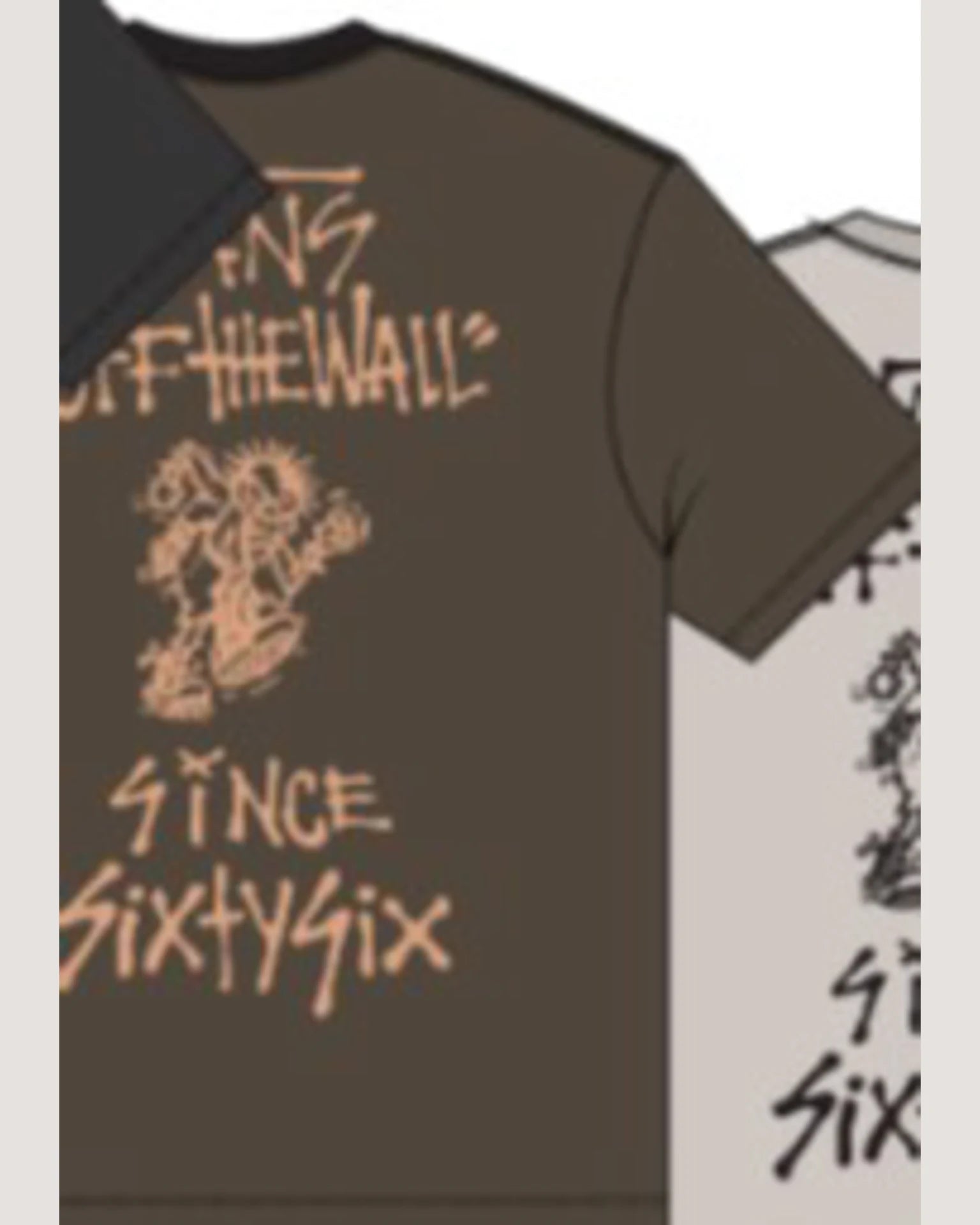 VANS STOMPER LOOSE FIT SS TE Coal Brown Póló VN000RD4EMP1 - 1