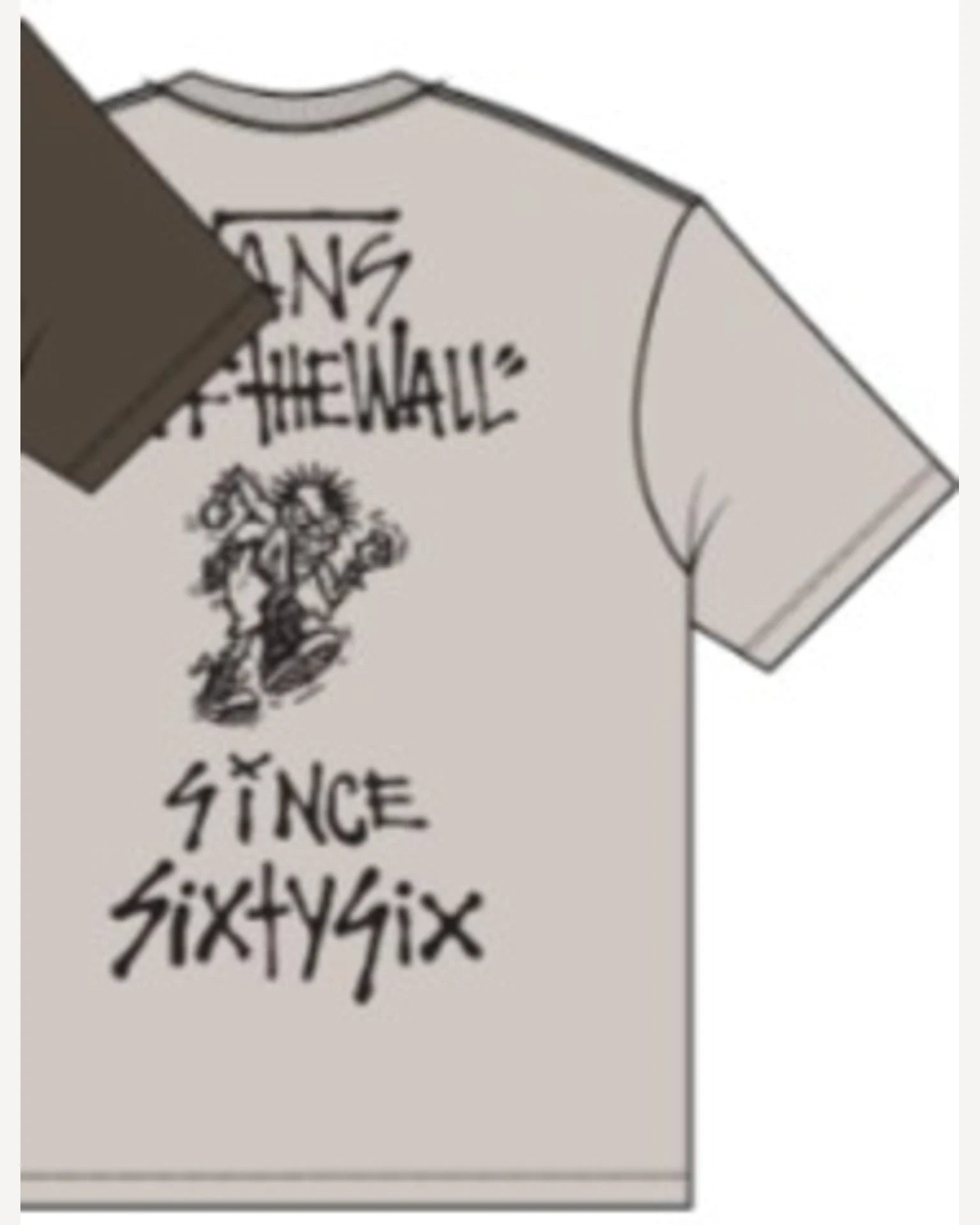 VANS STOMPER LOOSE FIT SS TEE Taupe Mist Póló VN000RD4EN91 - 1