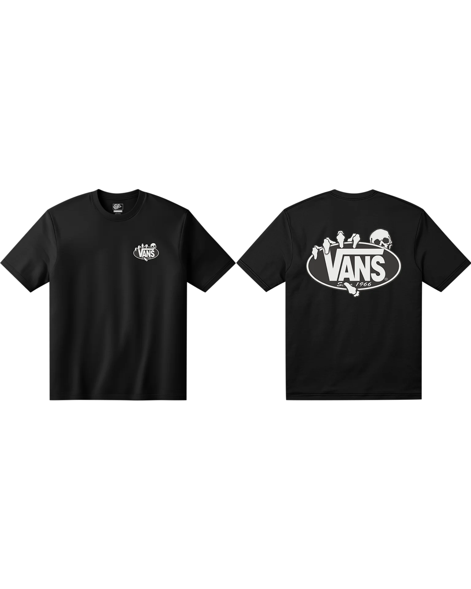 VANS Show Off SS Tee Black Póló VN000SWTBLK1 - 1