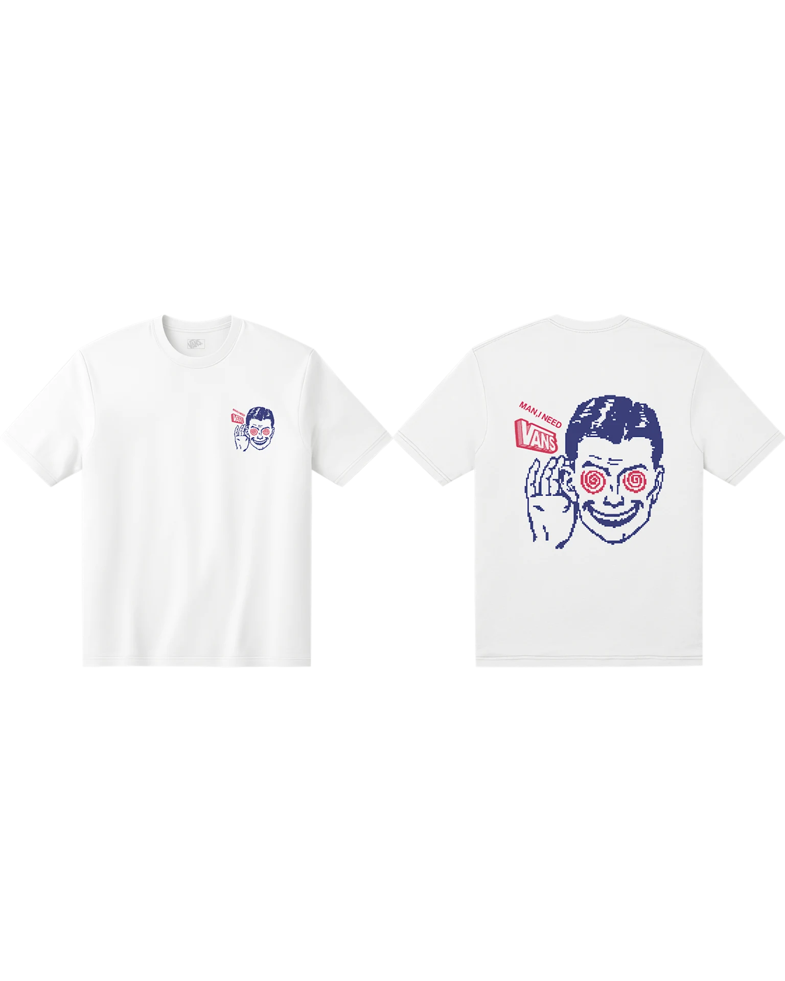 VANS Need Vans SS Tee White Póló VN000TQDWHT1 - 1