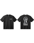 VANS KEYHOLE CLASSIC SS TEE Black Póló VN000VYFBLK1 - 1