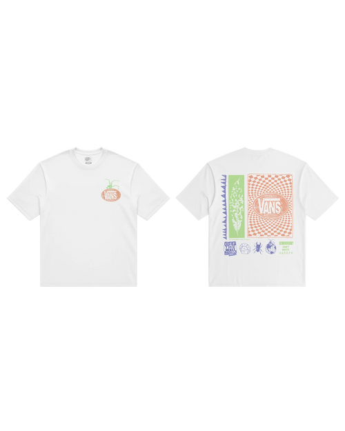 VANS Vans Artifacts SS Tee White Póló VN000X1MWHT1 - 1