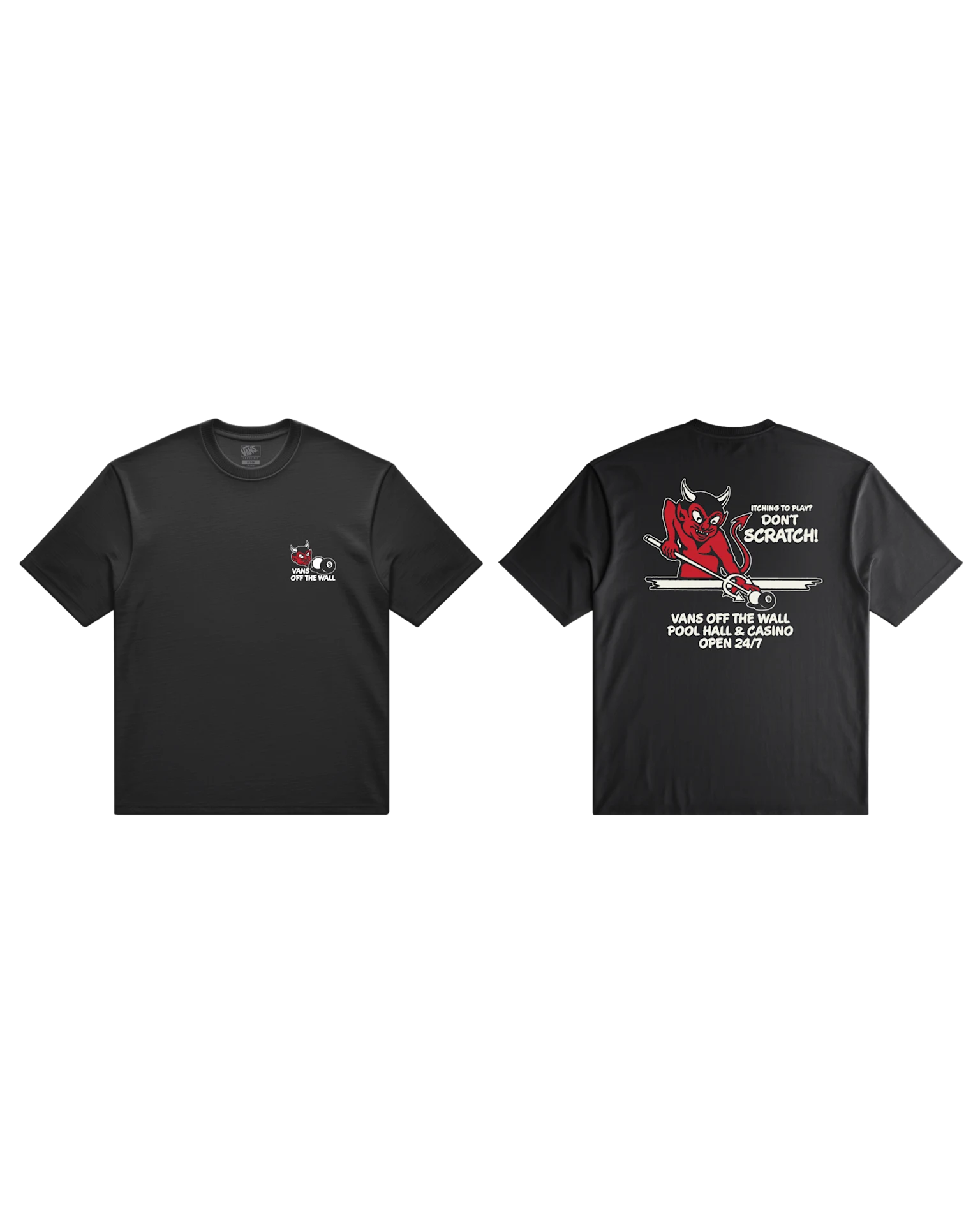 Vans Old Scratch SS Tee Black Textil VN000X2TBLK1 - 1
