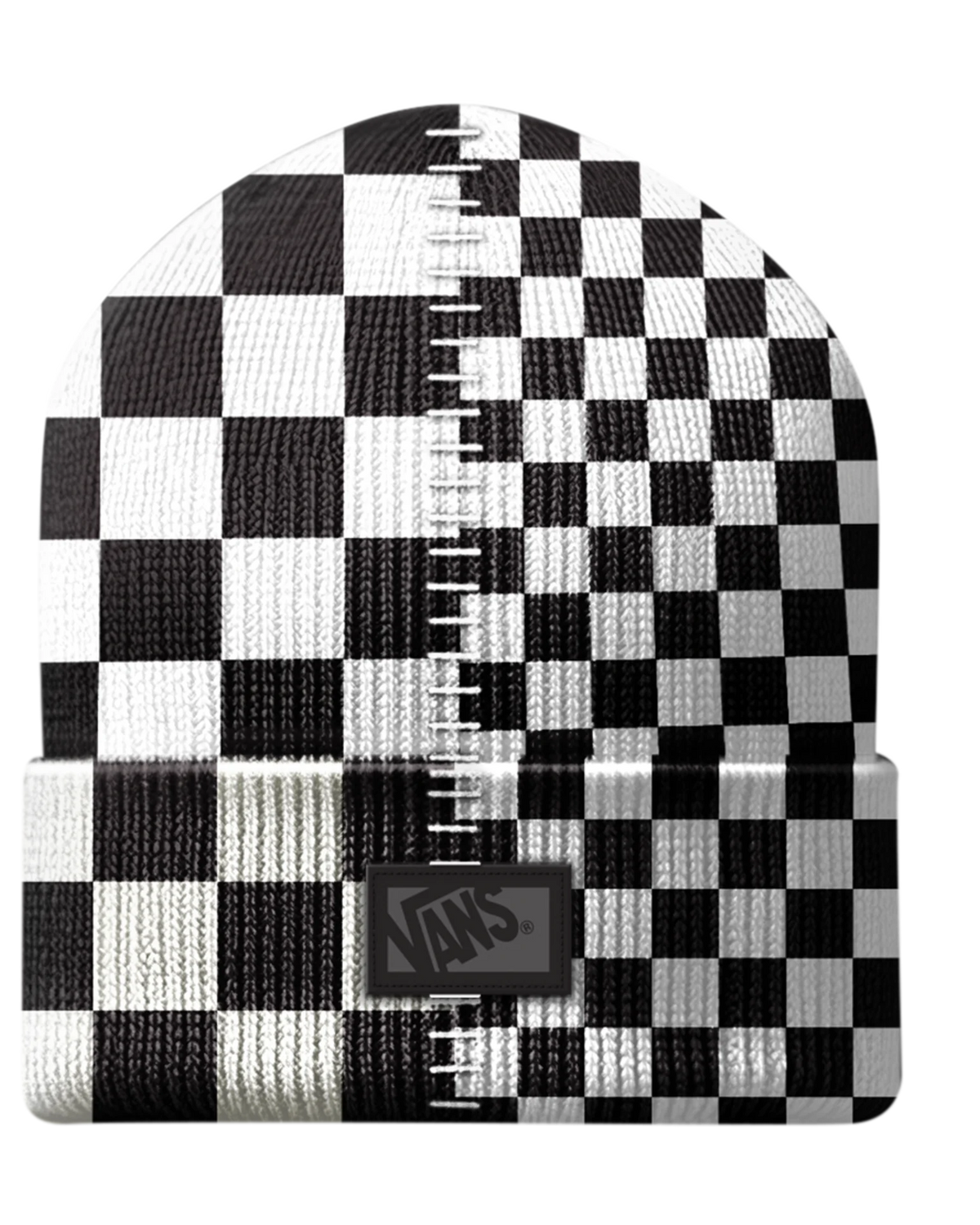 Vans Two Check Beanie BLACK/WHITE Kiegészítő VN000XANY281 - 1