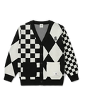 Vans Pringle Mens Oversized Cardigan Black/Marshmallow Black/Marshmllw Textil VN00127M1KP1 - 1