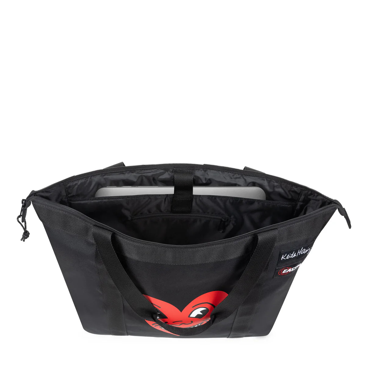 EASTPAK TRAVEL TOTE Keith Haring Hart Bevásárlótáska EK0A5BLS6Z61 - 2