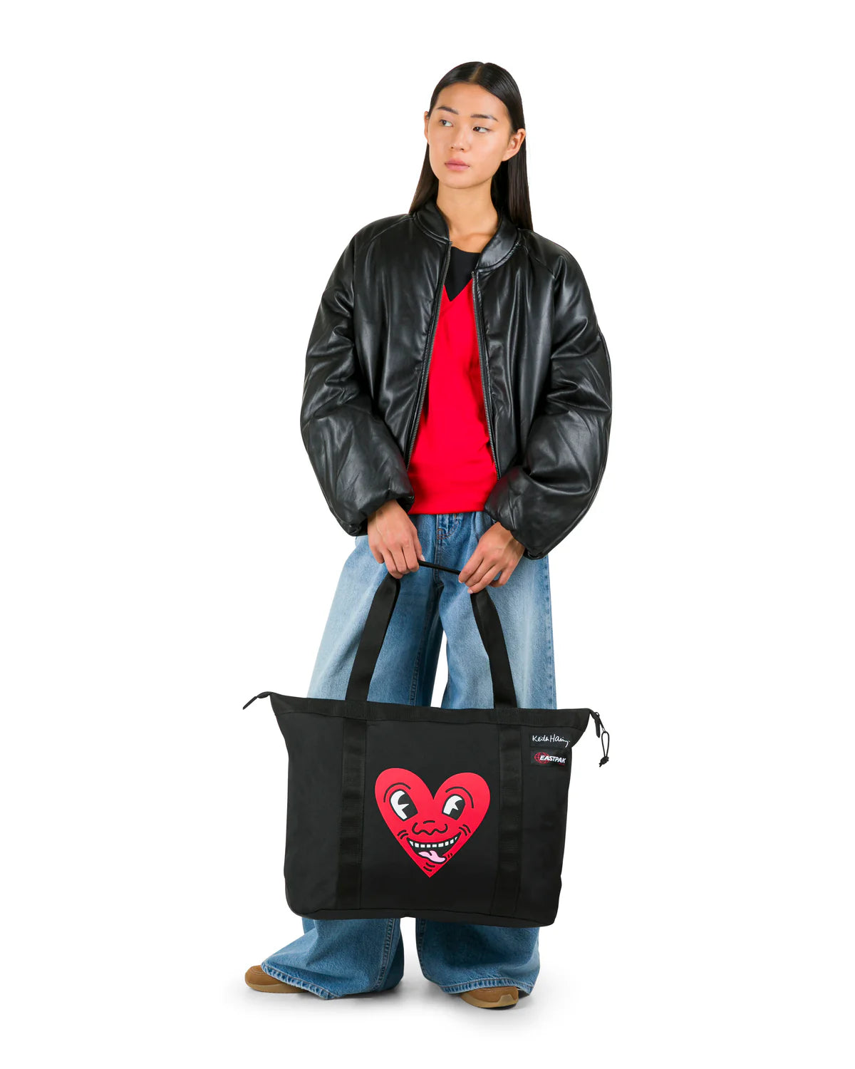 EASTPAK TRAVEL TOTE Keith Haring Hart Bevásárlótáska EK0A5BLS6Z61 - 7