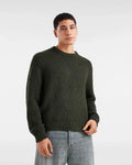 VANS Solid Crew Sweater Obsidian Fern Pulóver VN000T6DFRN1 - 1