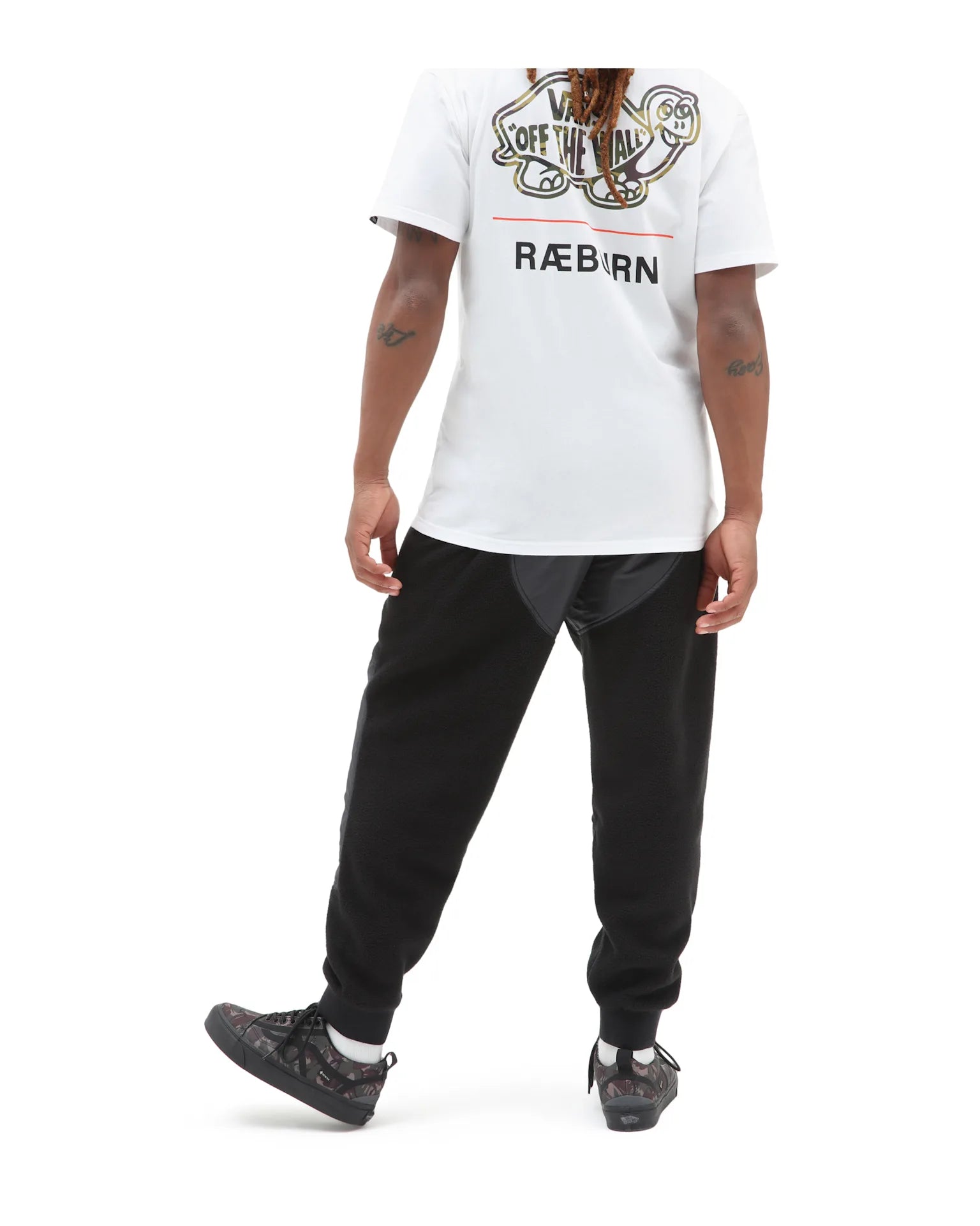 VANS RAEBURN RELAXED FLEECE Black Nadrág VN0000H6BLK1 - 3