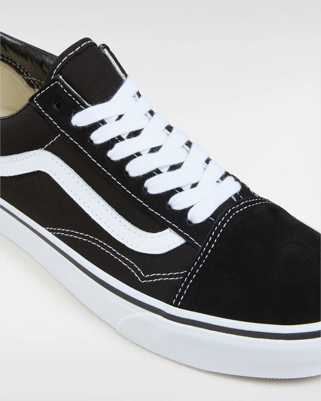 VANS Old Skool Wide BLACK/TRUE WHITE Cipő VN0000T8BMX1 - 4