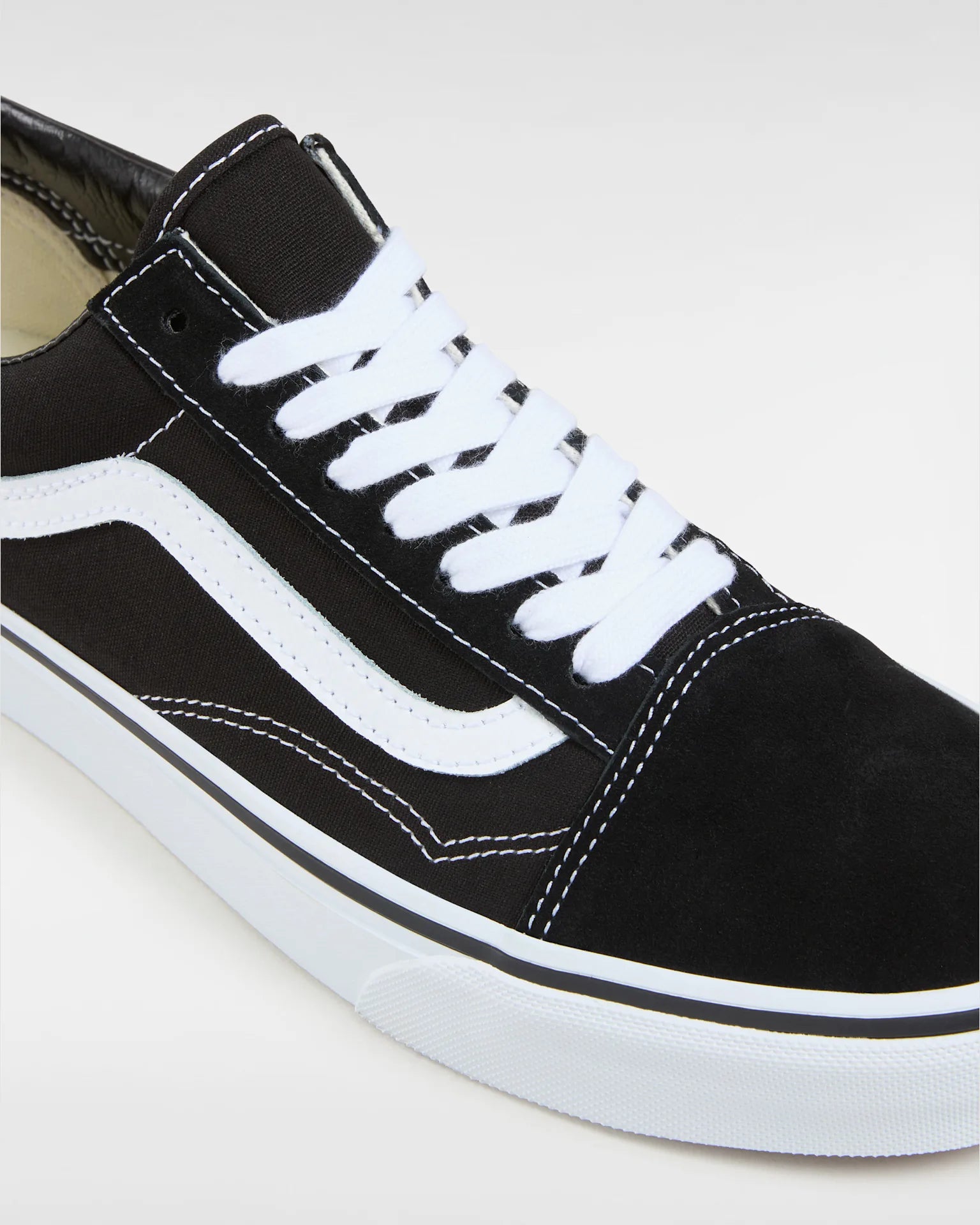 VANS Old Skool Wide BLACK/TRUE WHITE Cipő VN0000T8BMX1 - 4
