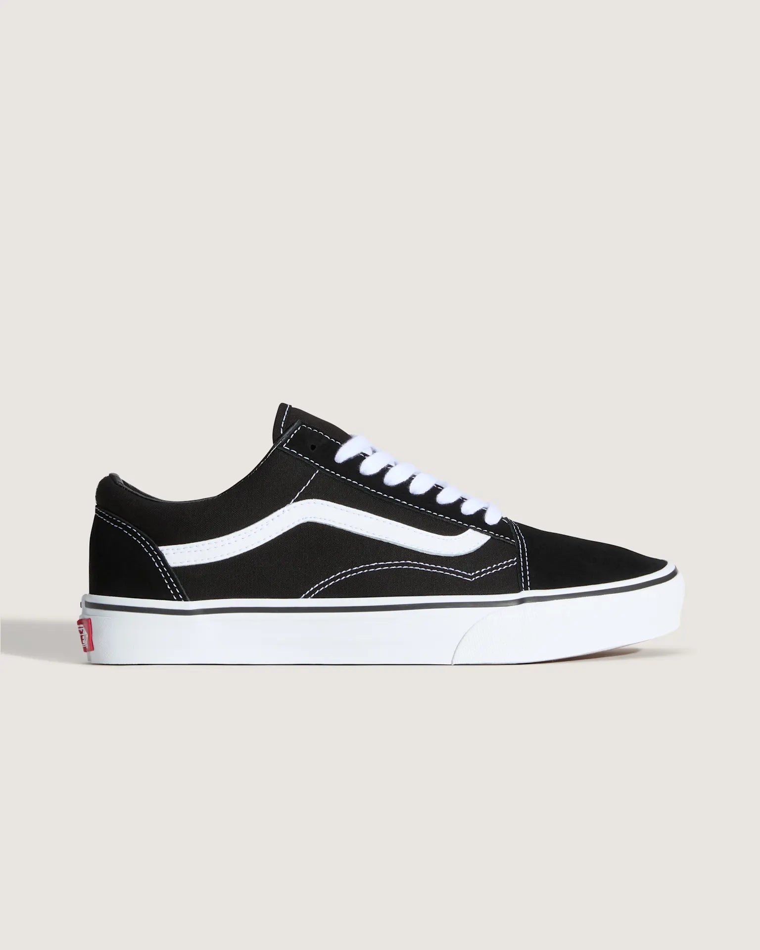 VANS Old Skool Wide BLACK/TRUE WHITE Cipő VN0000T8BMX1 - 6