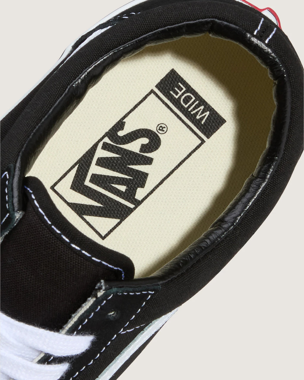 VANS Old Skool Wide BLACK/TRUE WHITE Cipő VN0000T8BMX1 - 7