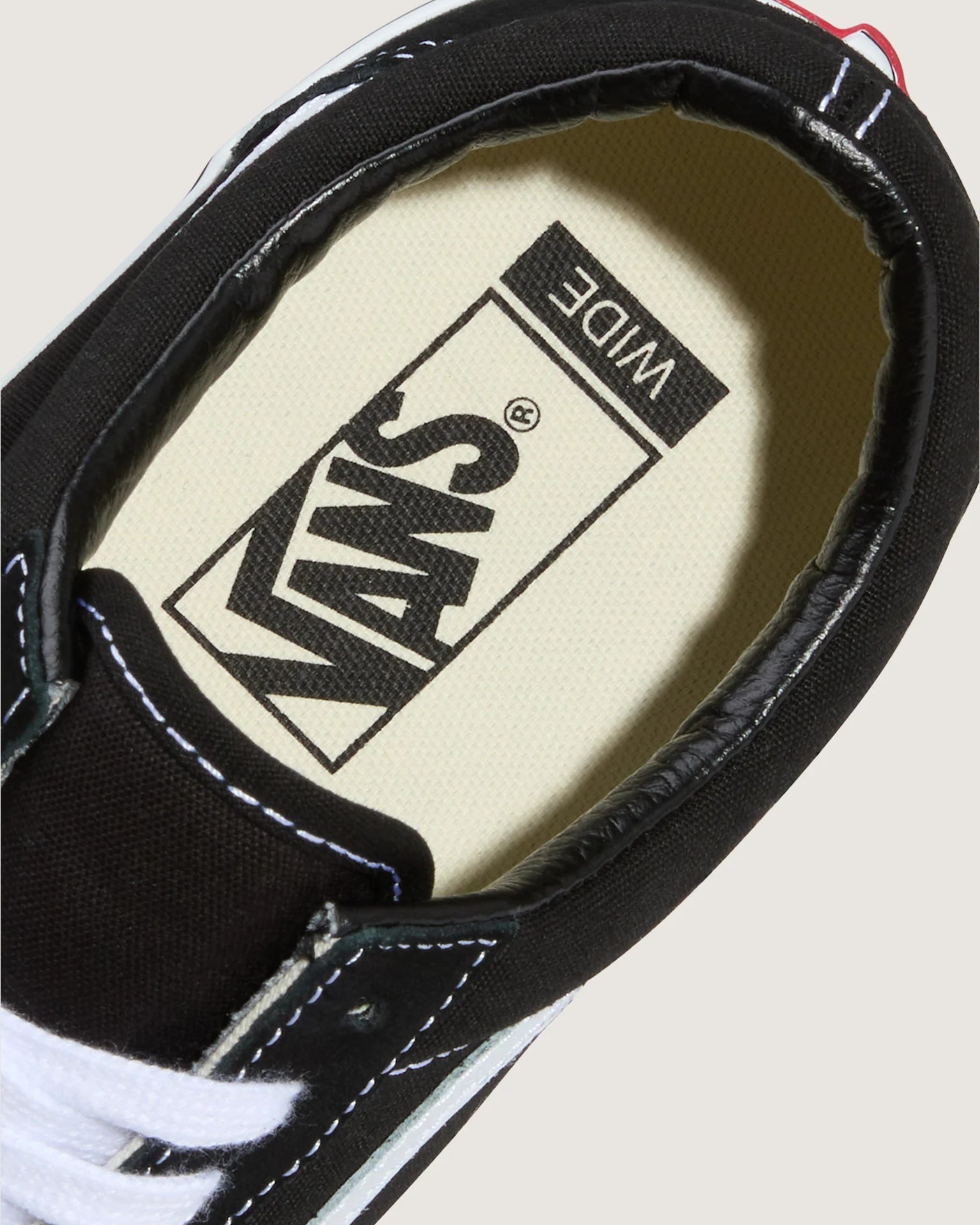 VANS Old Skool Wide BLACK/TRUE WHITE Cipő VN0000T8BMX1 - 7