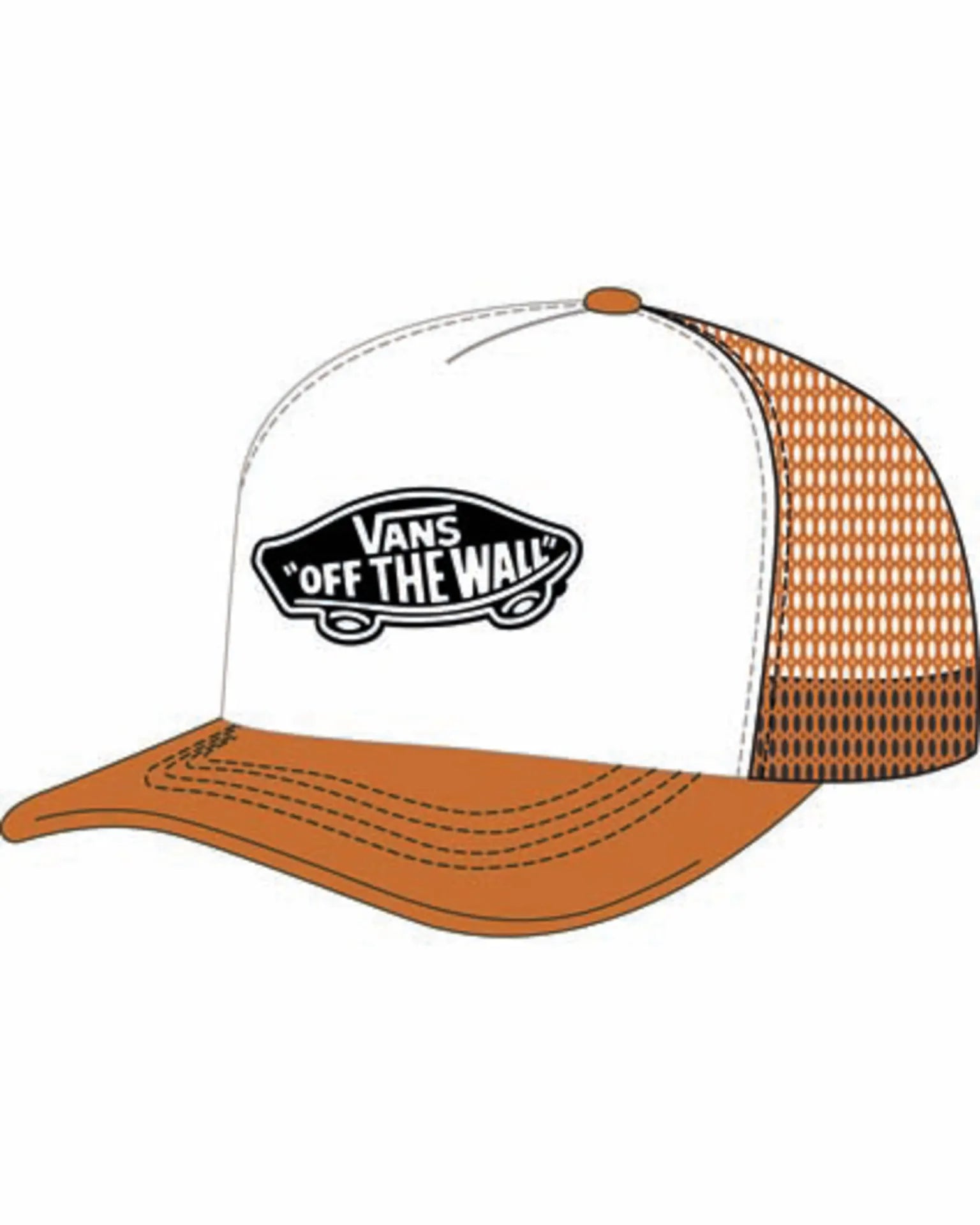 Vans Classic Patch Curved Bill Trucker Marmalade VN00066X52K1 - 1